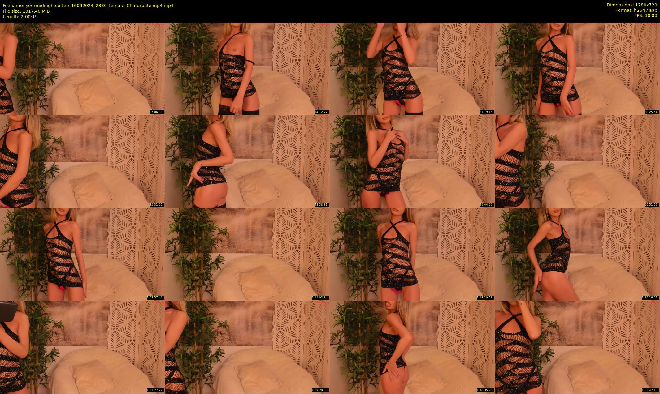 yourmidnightcoffee — 121 minute Chaturbate female cam show recording, 720p, Sep 16, 2024