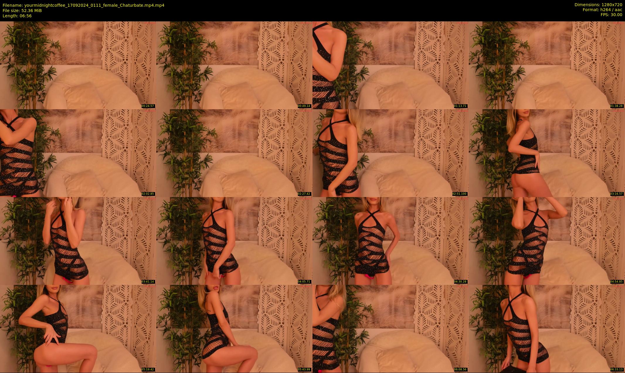 yourmidnightcoffee — 7 minute Chaturbate female cam show recording, 720p, Sep 17, 2024