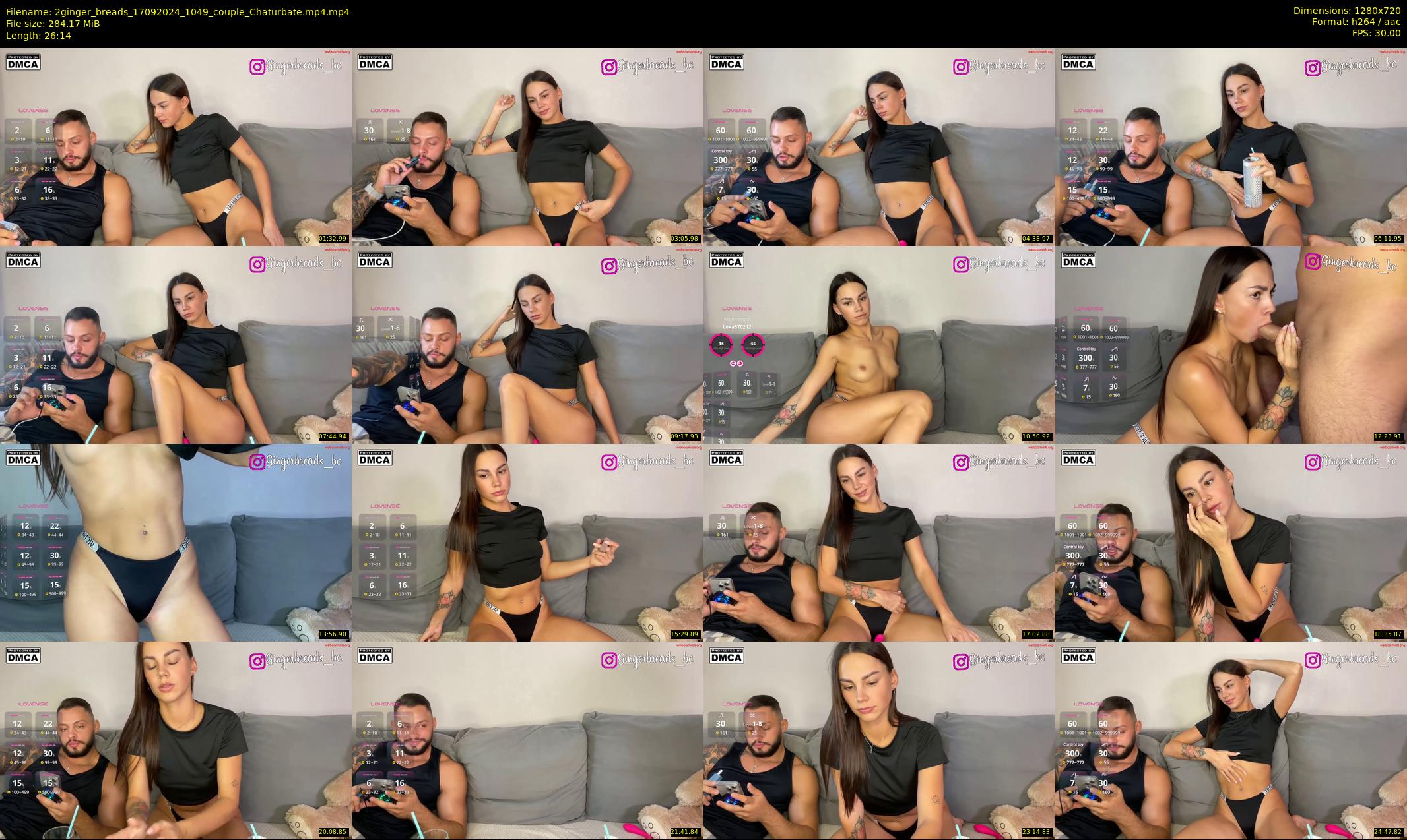 2ginger_breads — 27 minute Chaturbate couple cam show recording, 720p, Sep 17, 2024