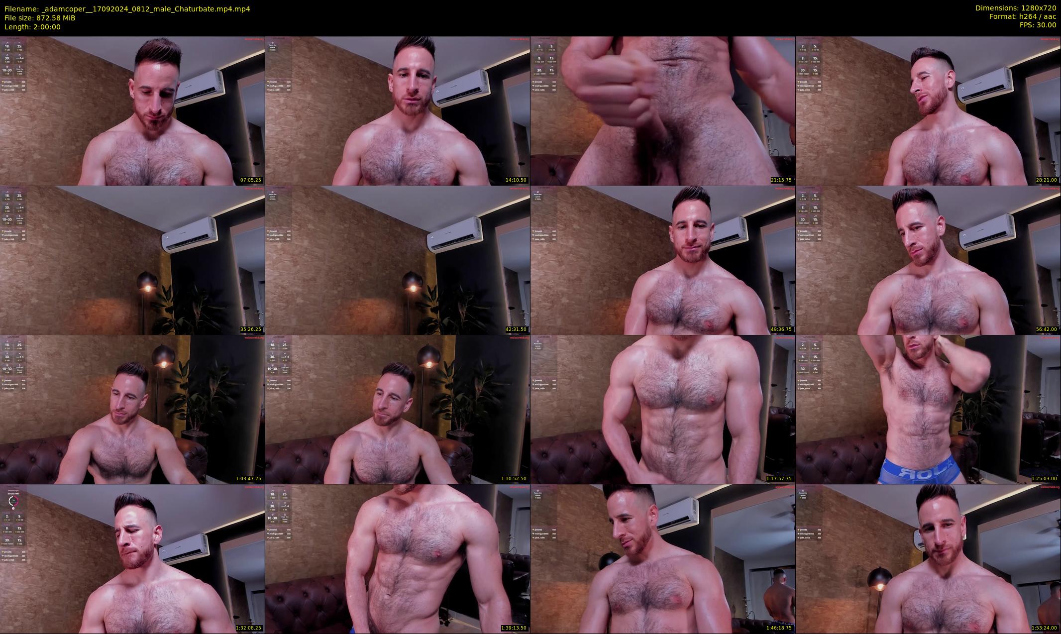 _adamcoper_ — 120 minute Chaturbate male cam show recording, 720p, Sep 17, 2024