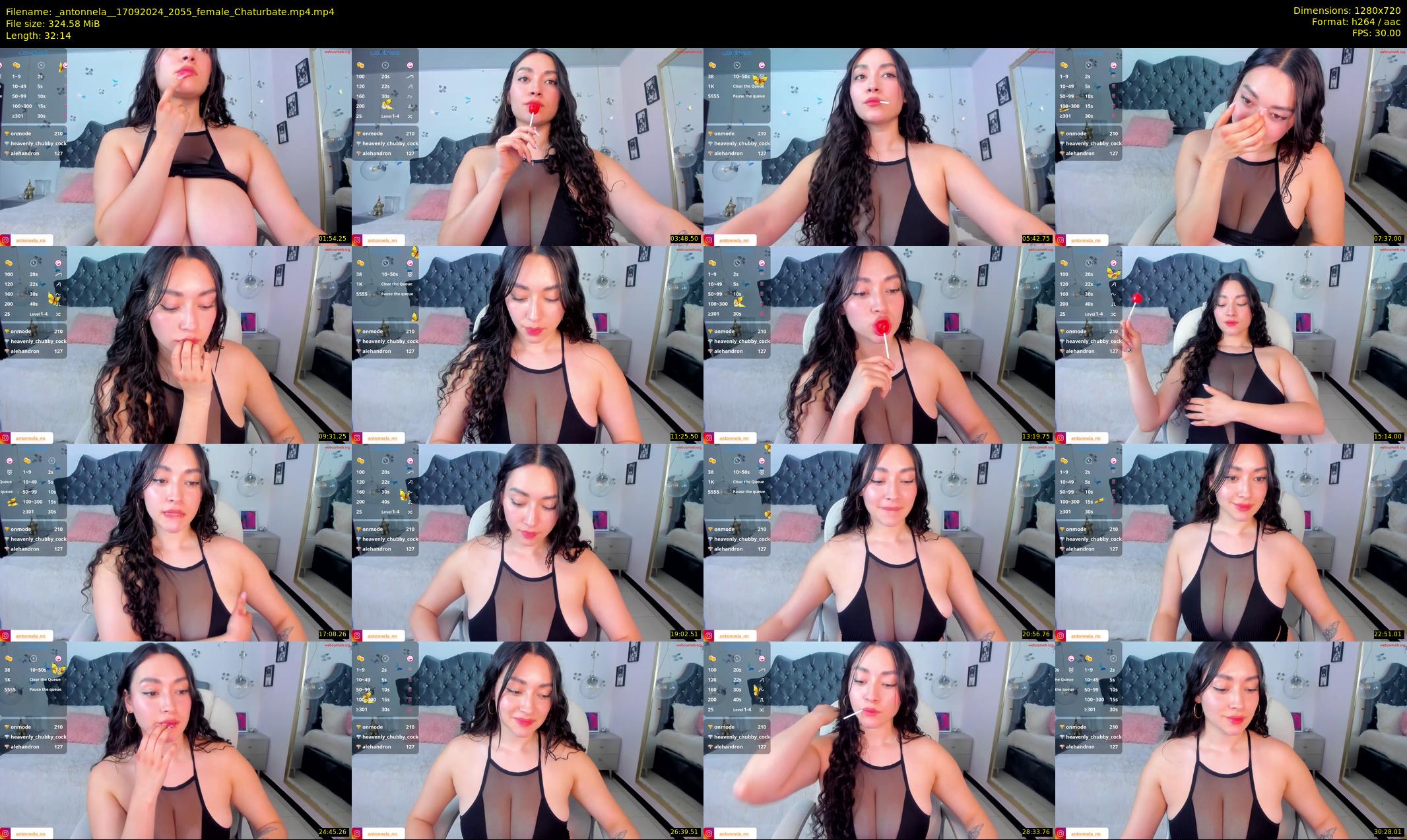 _antonnela_ — 33 minute Chaturbate female cam show recording, 720p, Sep 17, 2024