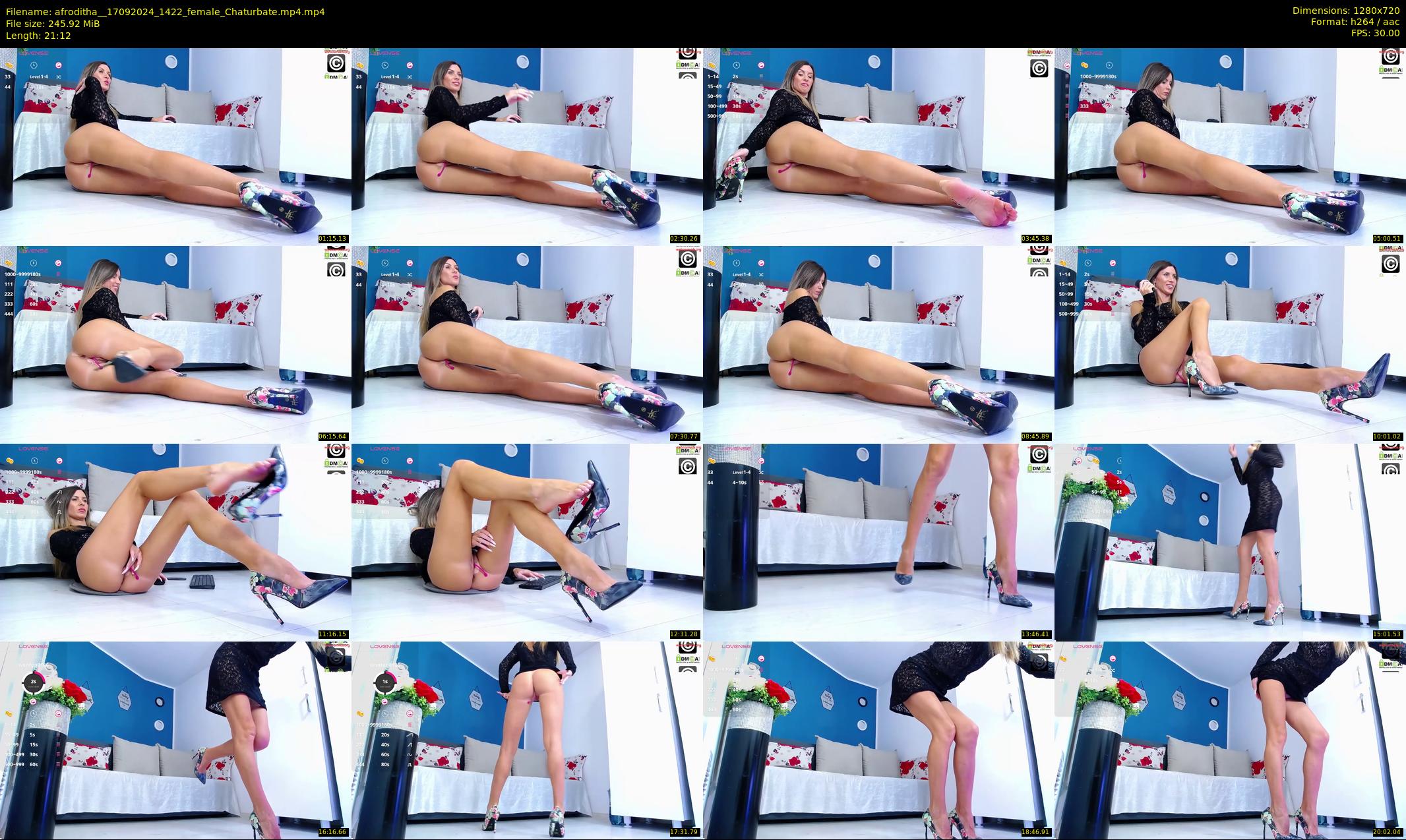 afroditha_ — 22 minute Chaturbate female cam show recording, 720p, Sep 17, 2024