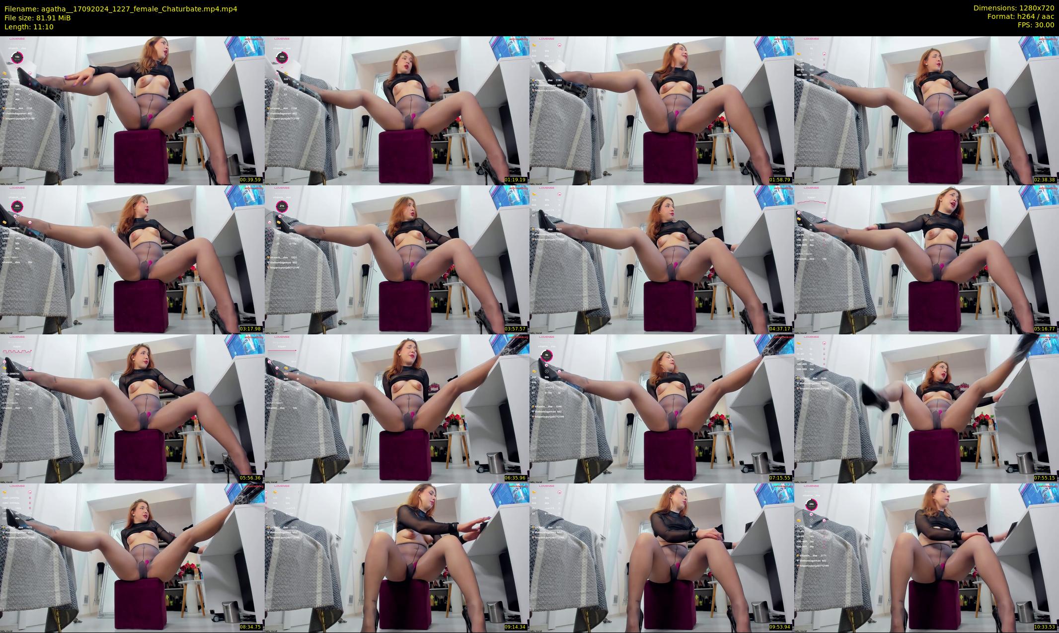 agatha_ — 12 minute Chaturbate female cam show recording, 720p, Sep 17, 2024
