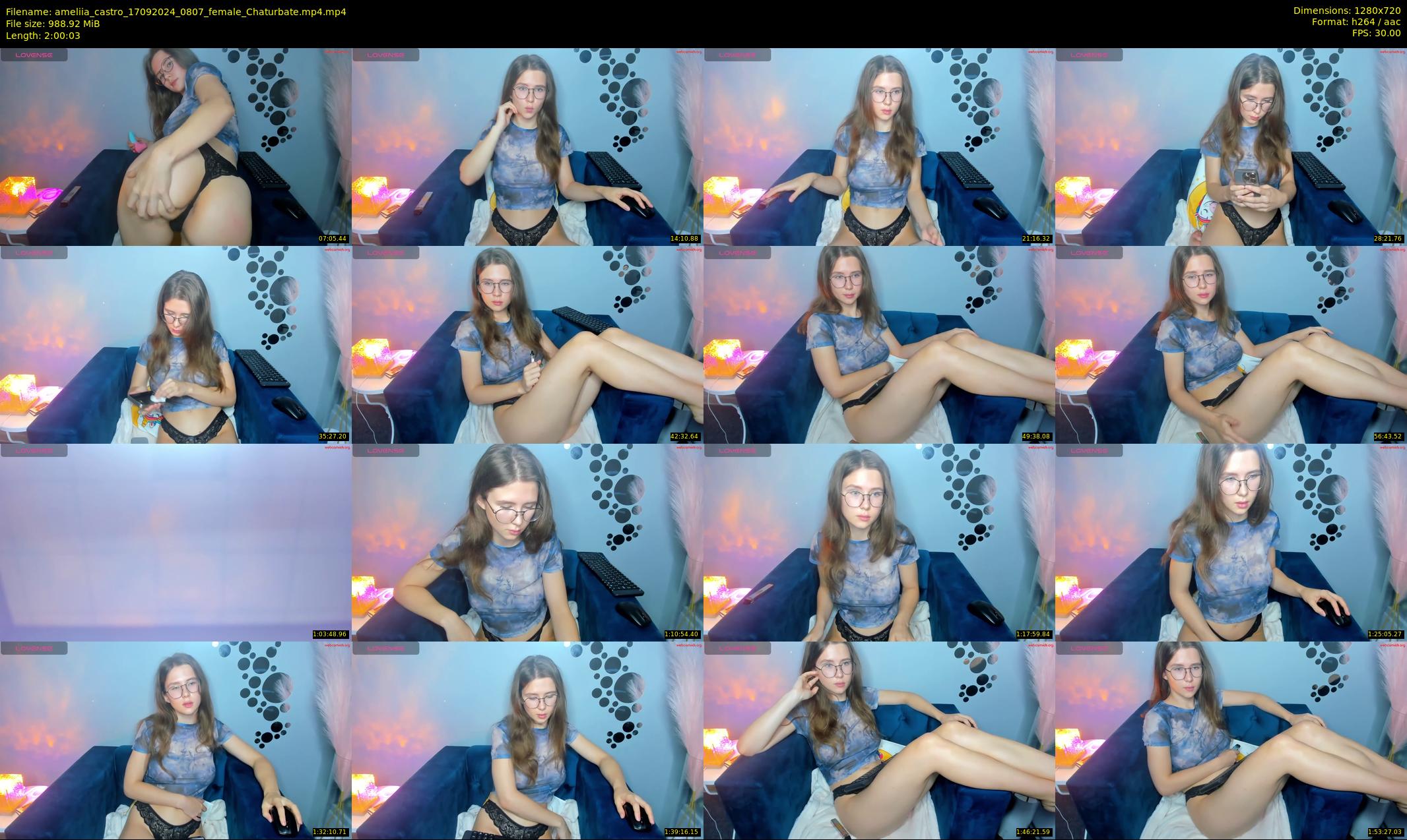 ameliia_castro — 121 minute Chaturbate female cam show recording, 720p, Sep 17, 2024