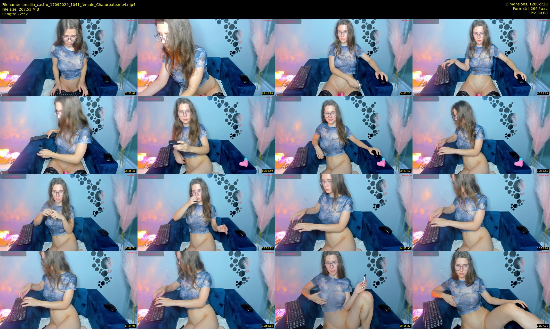 ameliia_castro — 23 minute Chaturbate female cam show recording, 720p, Sep 17, 2024
