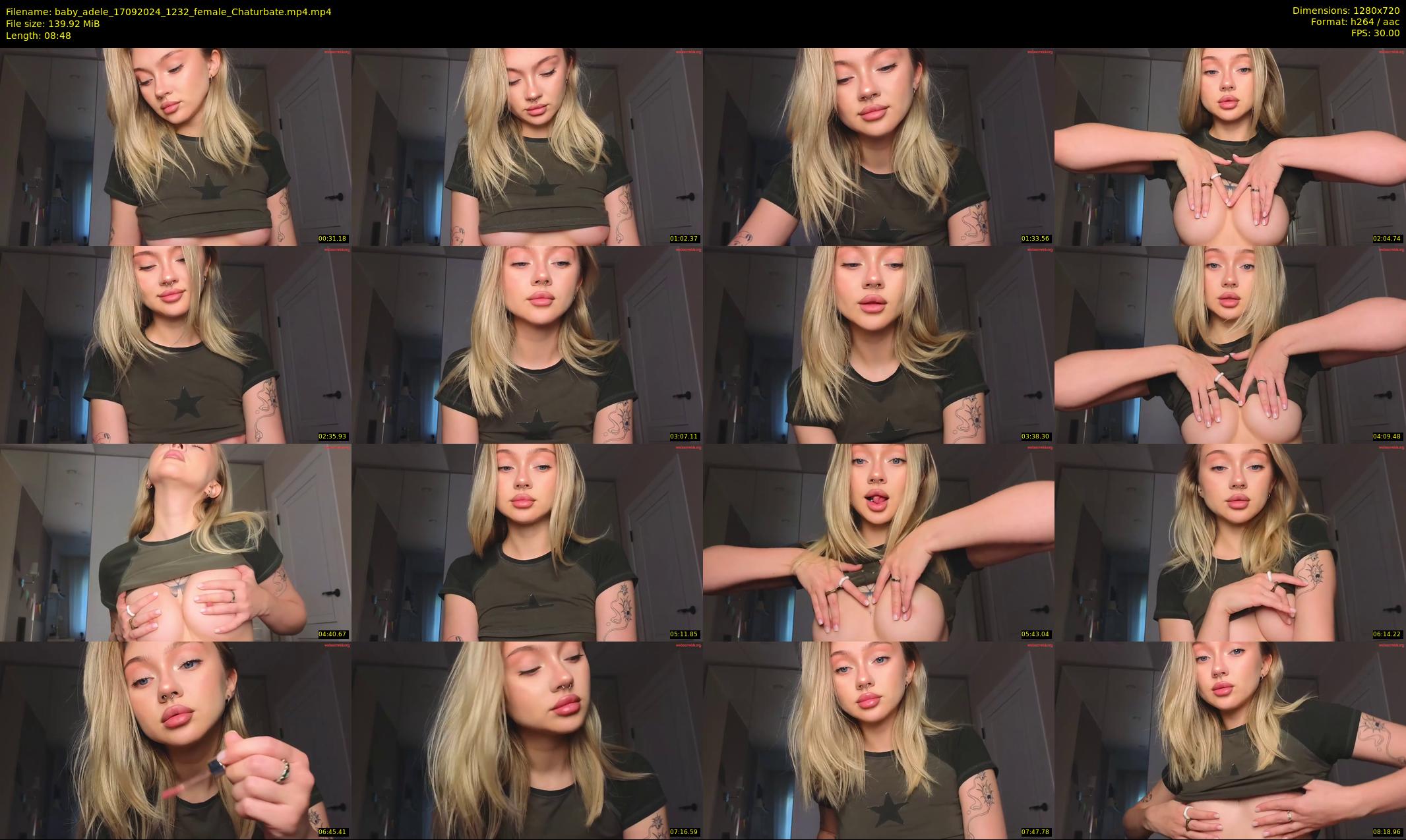 baby_adele — 9 minute Chaturbate female cam show recording, 720p, Sep 17, 2024