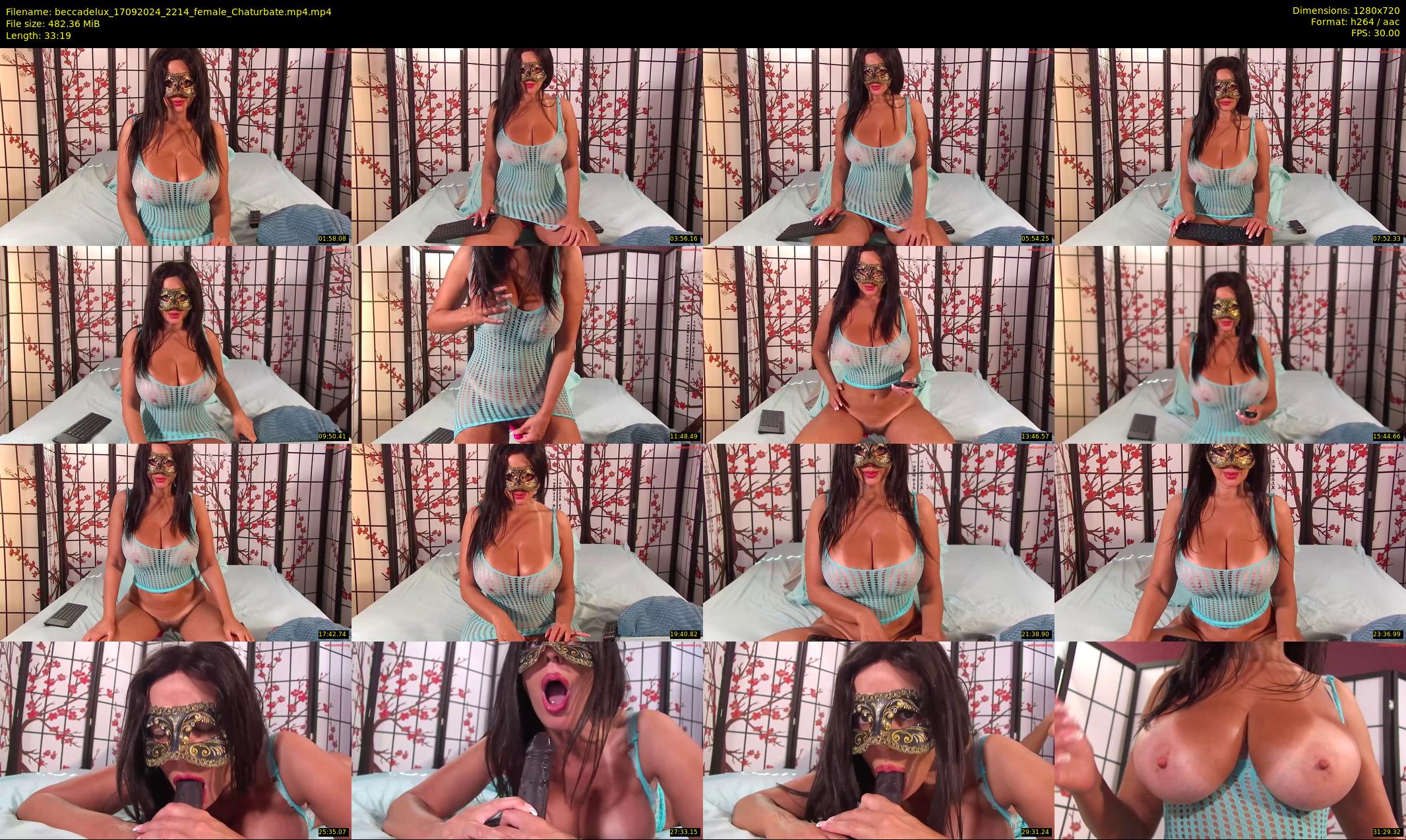 beccadelux — 34 minute Chaturbate female cam show recording, 720p, Sep 17, 2024