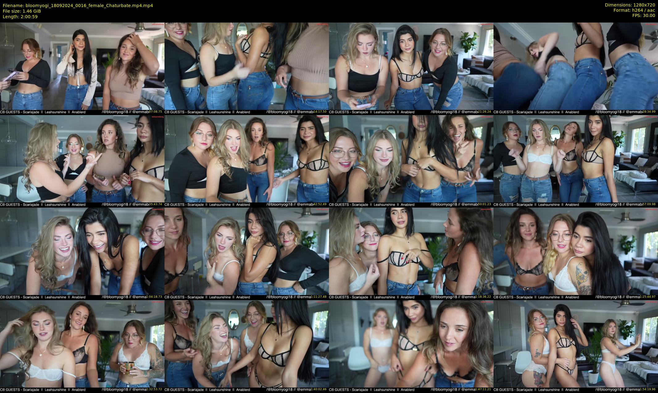 bloomyogi — 121 minute Chaturbate female cam show recording, 720p, Sep 18, 2024