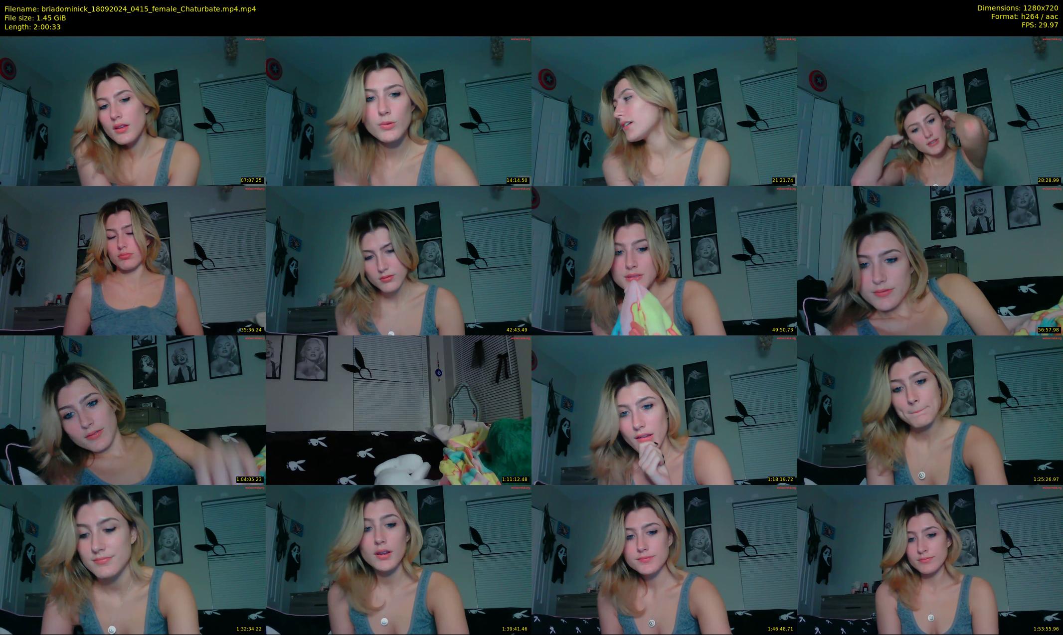 briadominick — 121 minute Chaturbate couple cam show recording, 720p, Sep 18, 2024