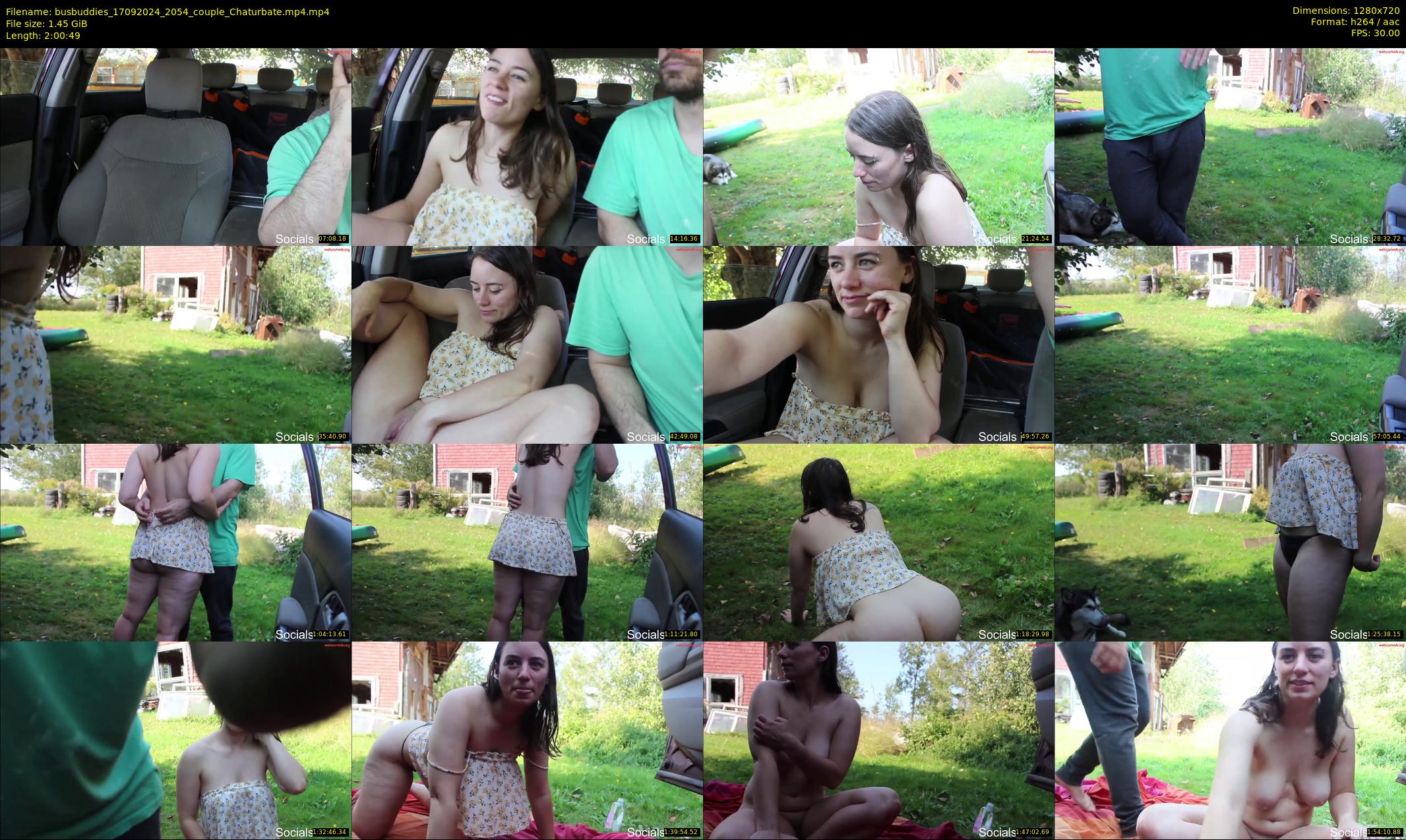 busbuddies — 121 minute Chaturbate couple cam show recording, 720p, Sep 17, 2024