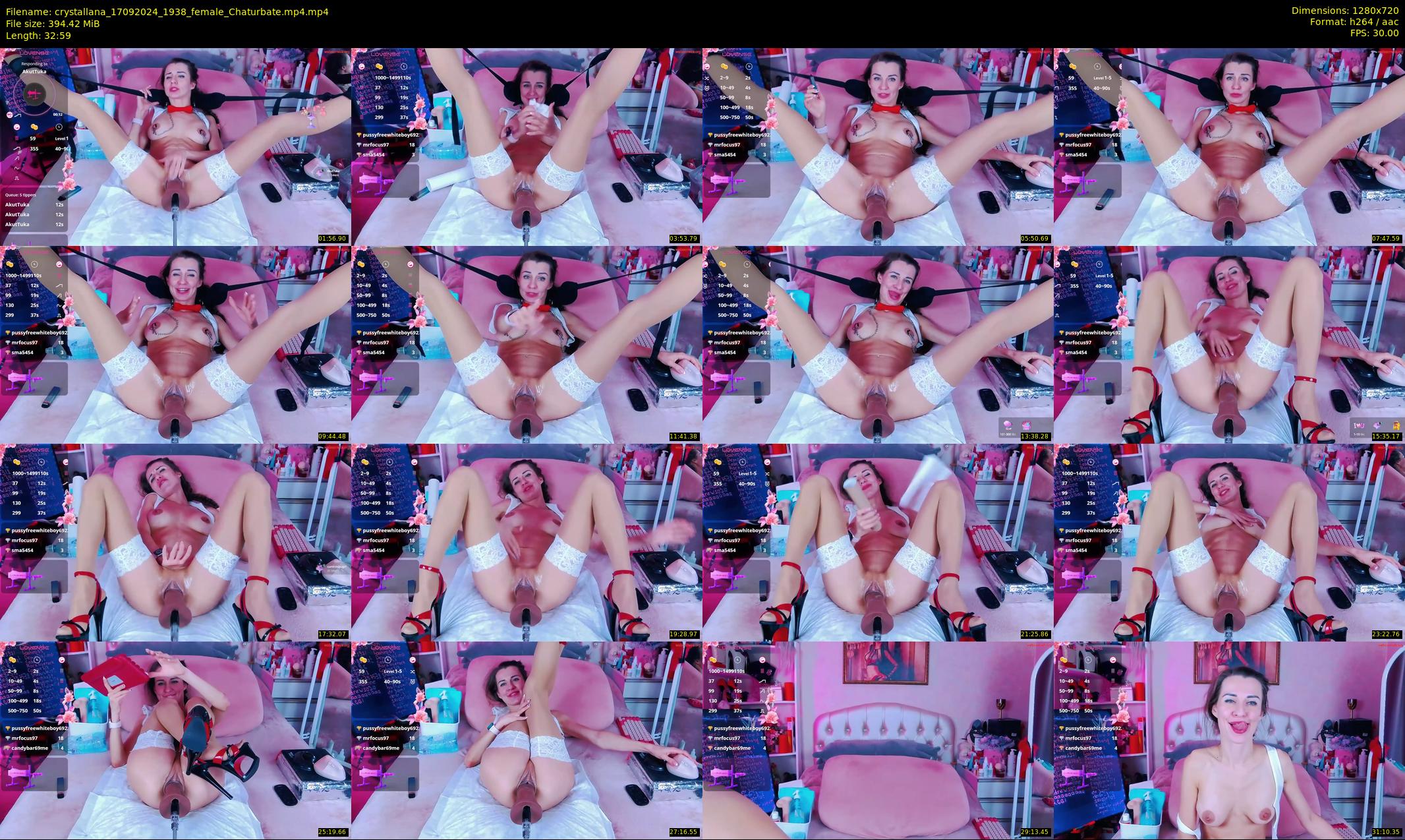 crystallana — 33 minute Chaturbate female cam show recording, 720p, Sep 17, 2024