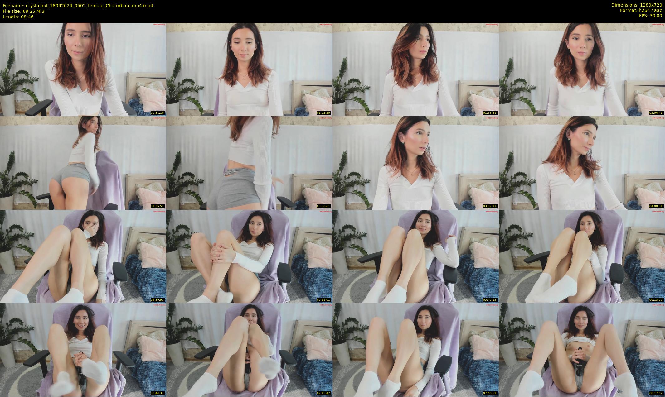 crystalnut — 9 minute Chaturbate female cam show recording, 720p, Sep 18, 2024