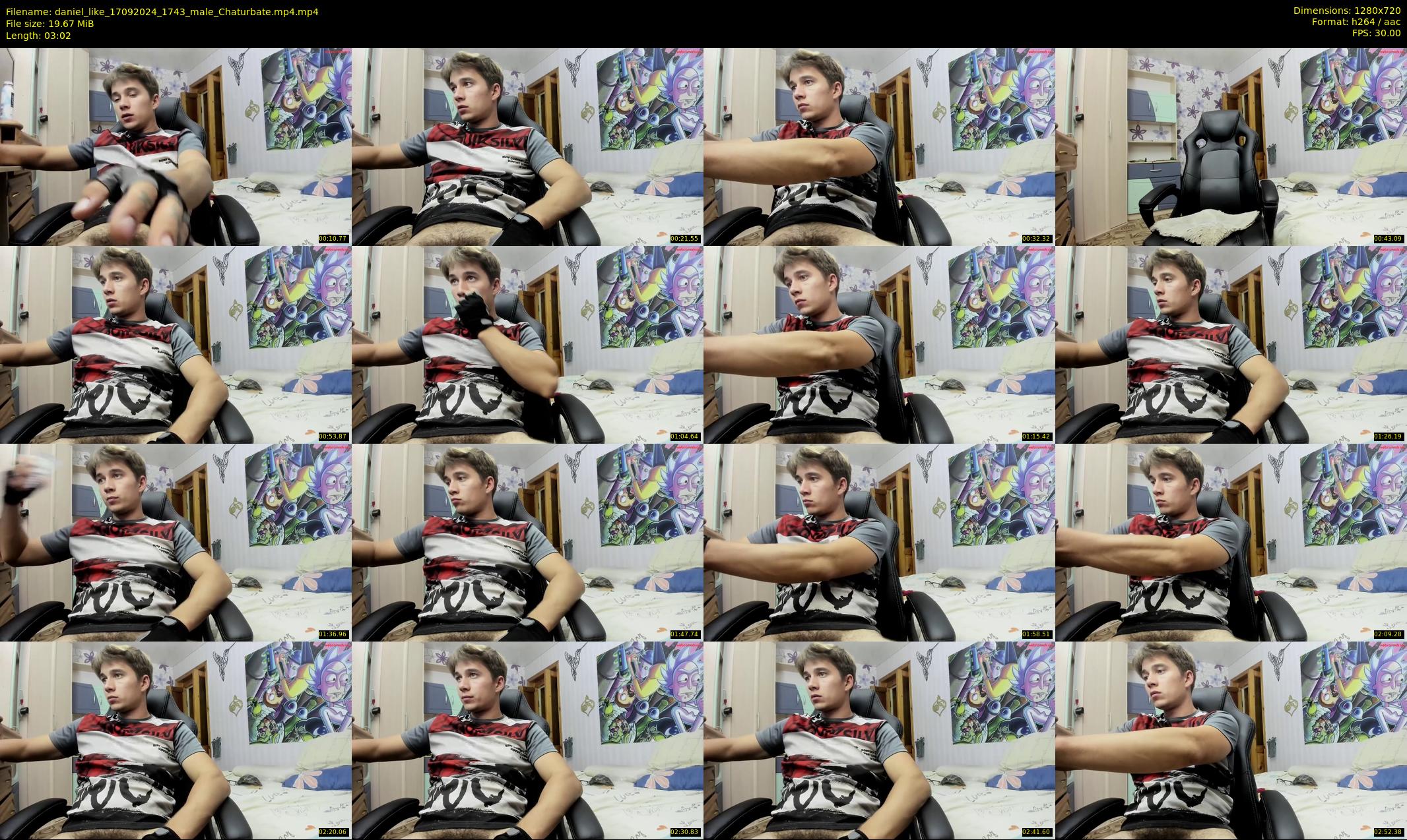 daniel_like — 4 minute Chaturbate male cam show recording, 720p, Sep 17, 2024