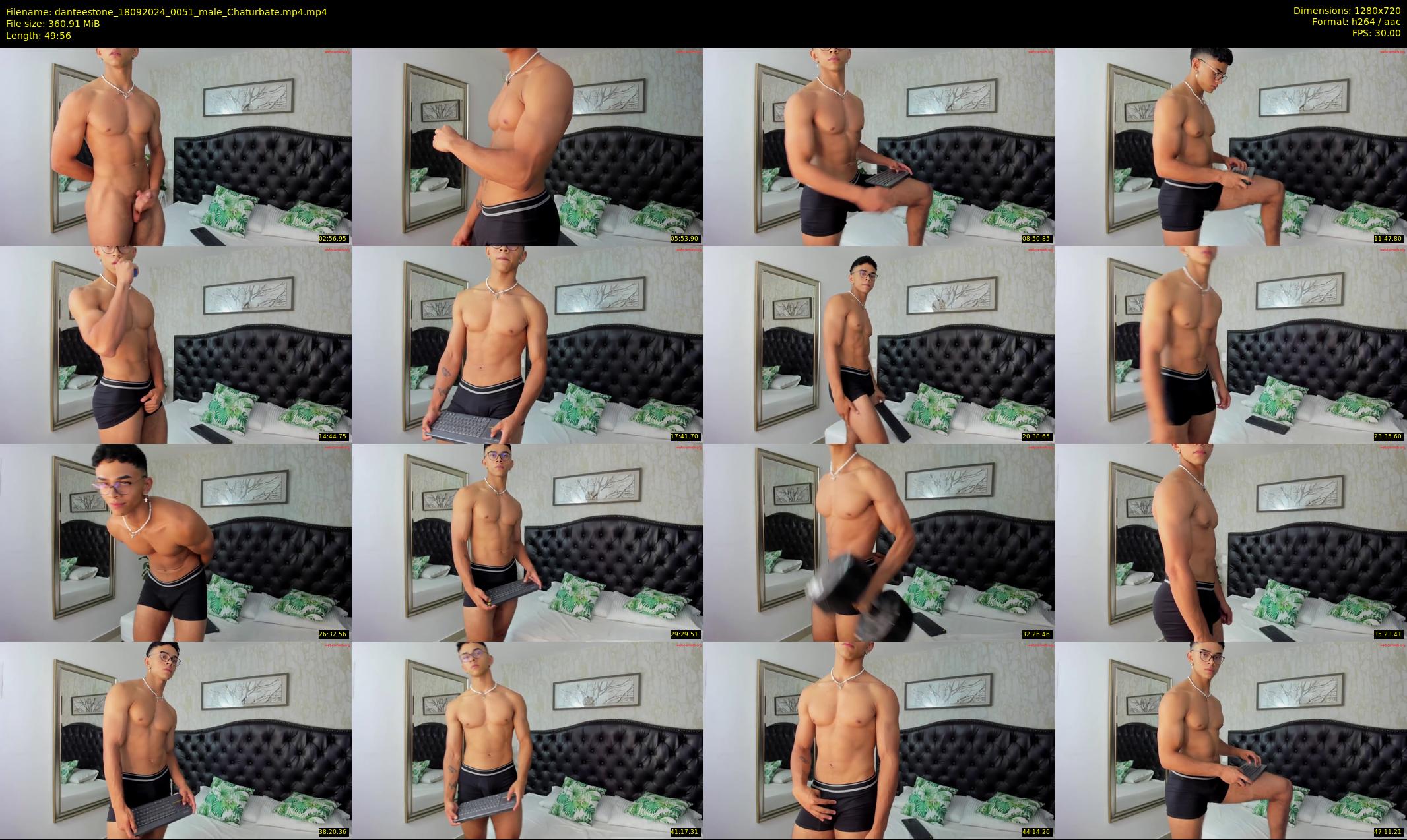 danteestone — 50 minute Chaturbate male cam show recording, 720p, Sep 18, 2024