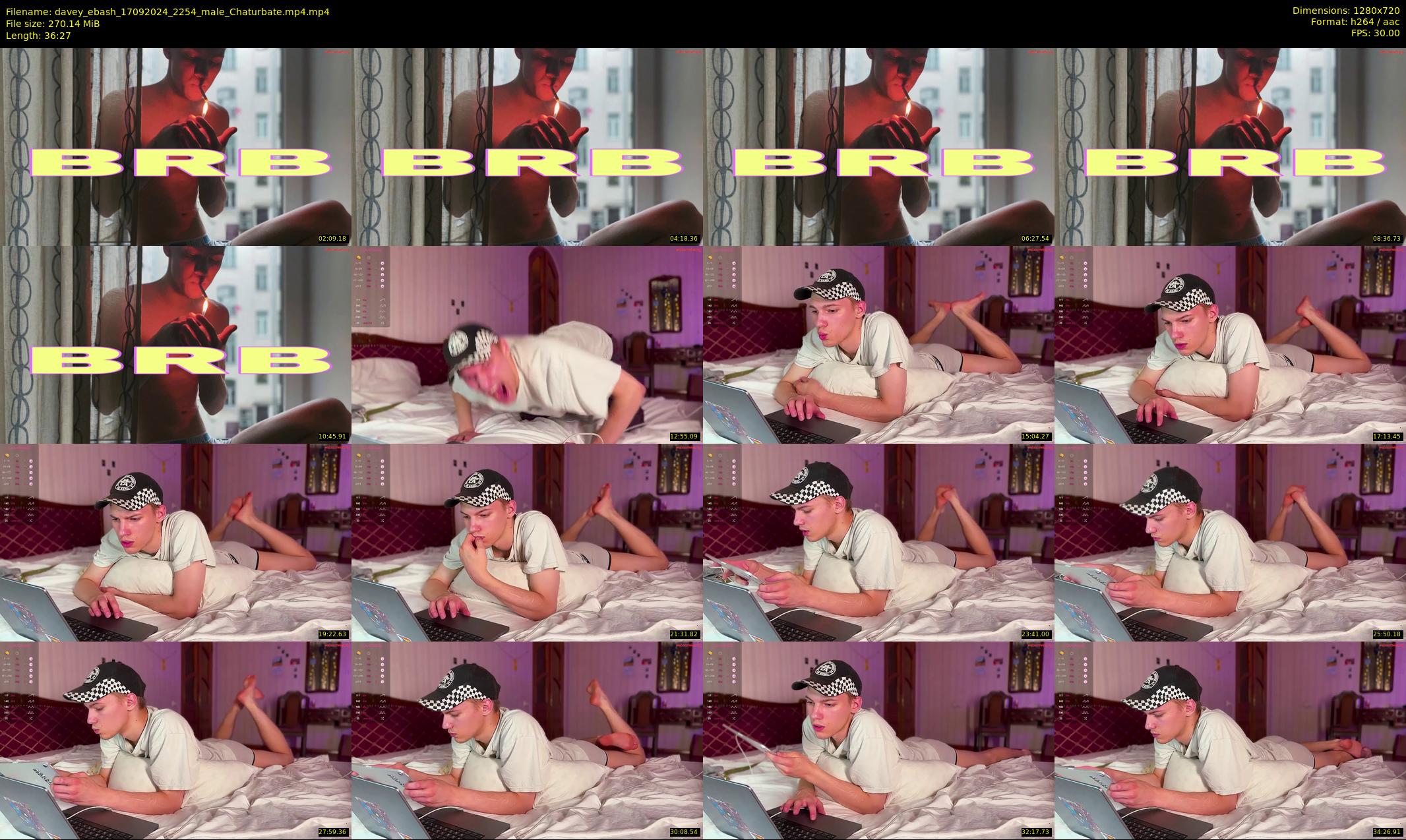 davey_ebash — 37 minute Chaturbate male cam show recording, 720p, Sep 17, 2024