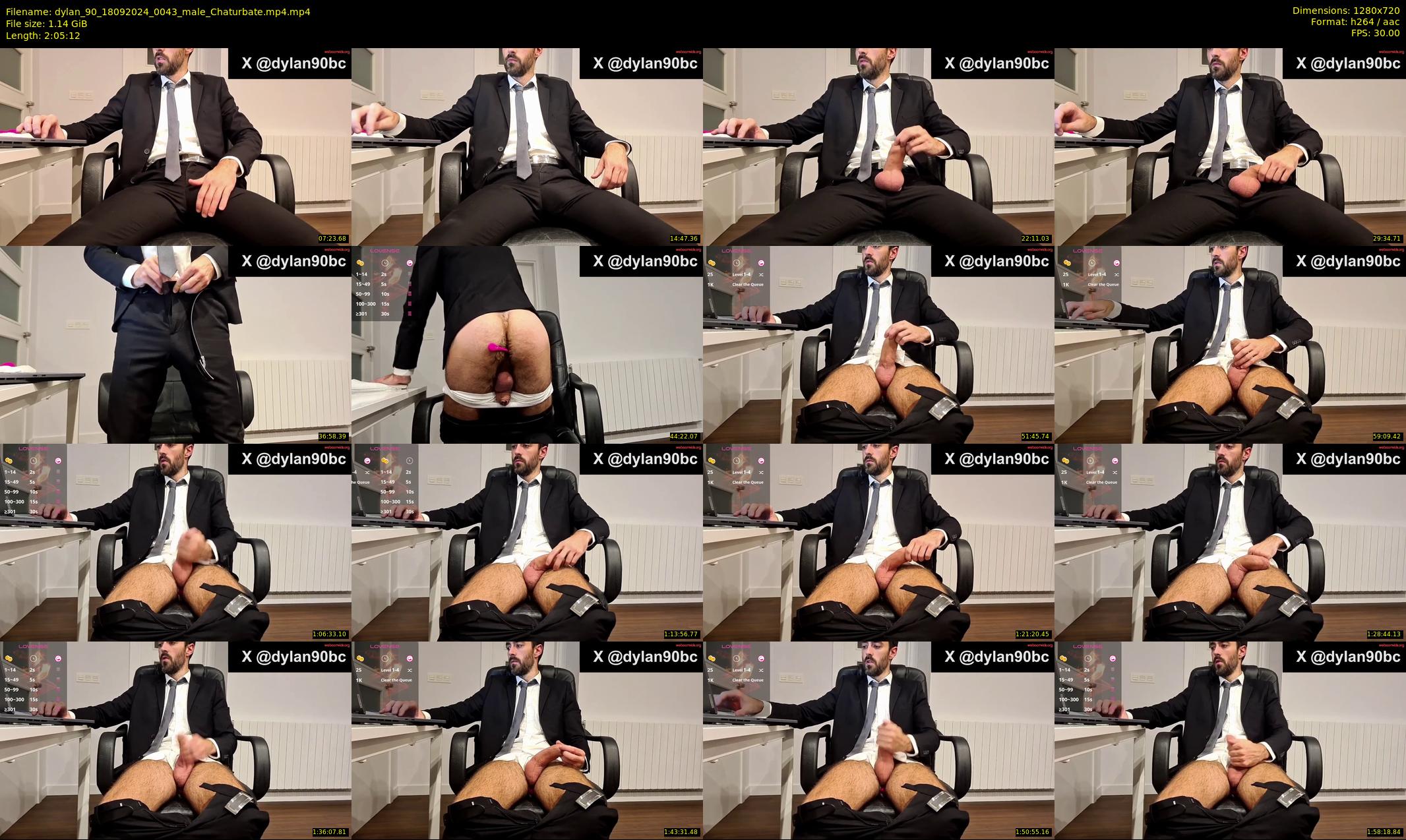 dylan_90 — 126 minute Chaturbate male cam show recording, 720p, Sep 18, 2024