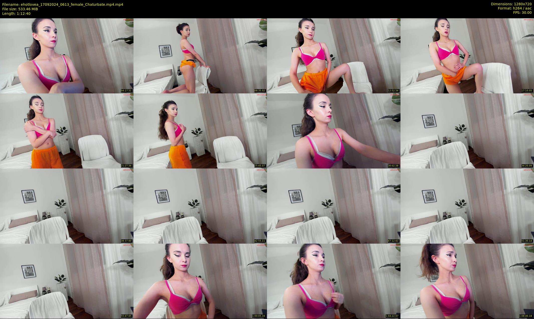 ehotlovea — 73 minute Chaturbate female cam show recording, 720p, Sep 17, 2024