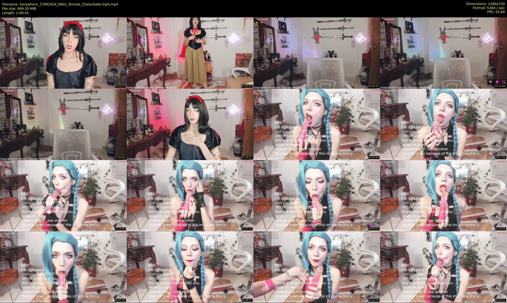 fairywhore — 61 minute Chaturbate female cam show recording, 720p, Sep 17, 2024