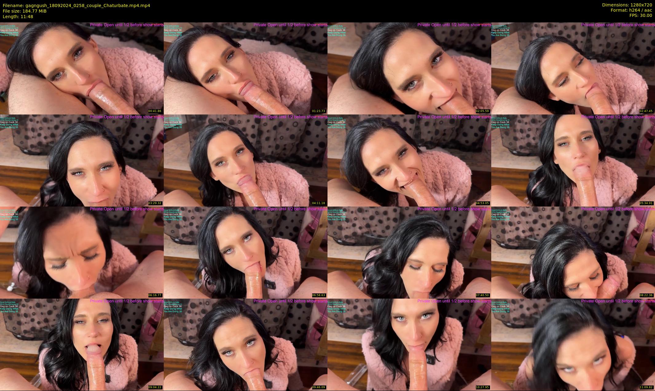 gagngush — 12 minute Chaturbate couple cam show recording, 720p, Sep 18, 2024