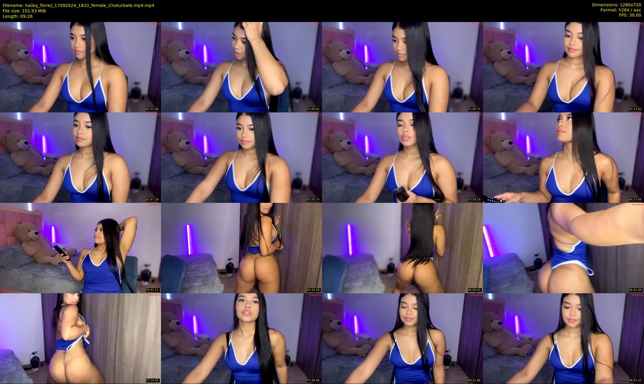 hailey_florez — 10 minute Chaturbate female cam show recording, 720p, Sep 17, 2024