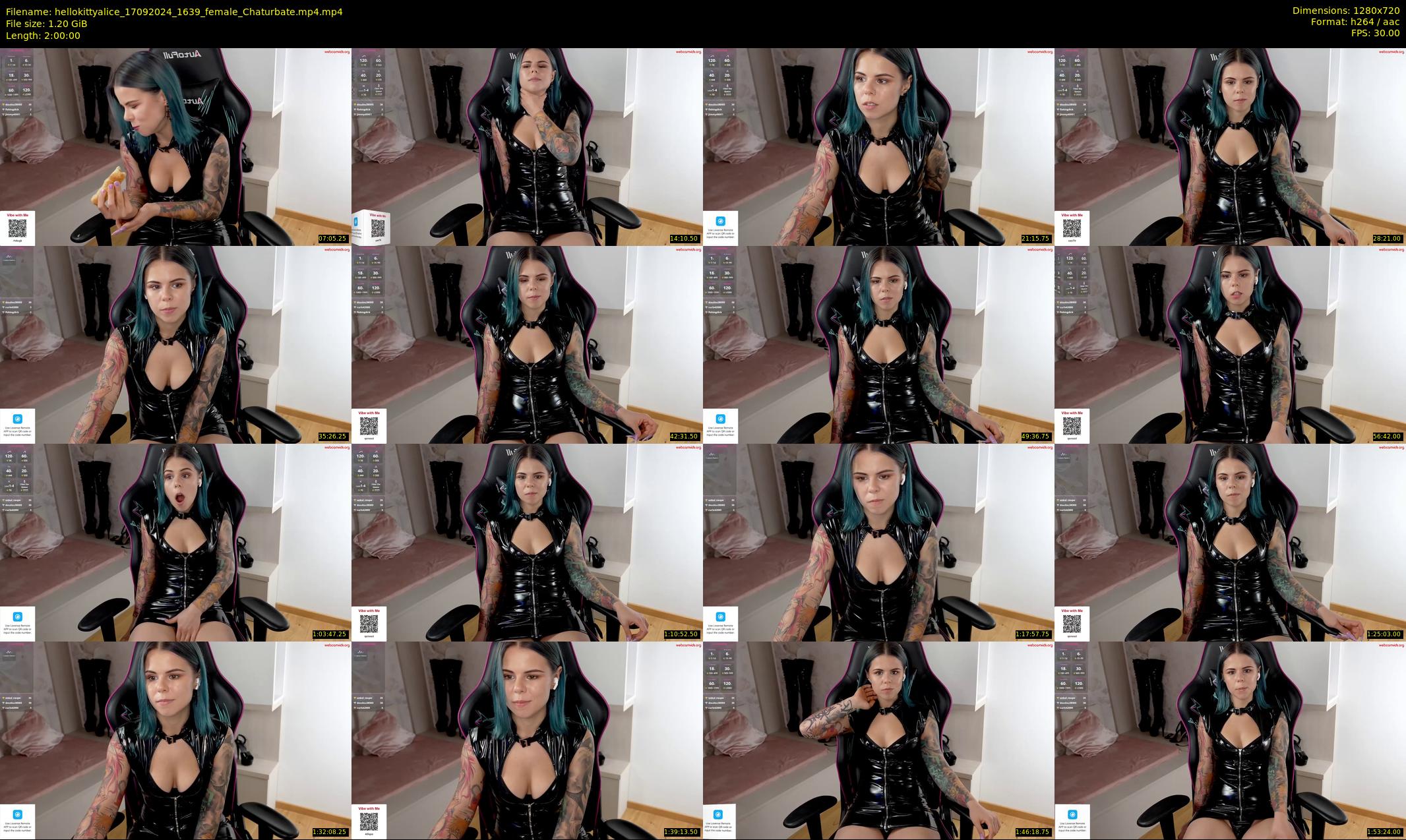 hellokittyalice — 120 minute Chaturbate female cam show recording, 720p, Sep 17, 2024