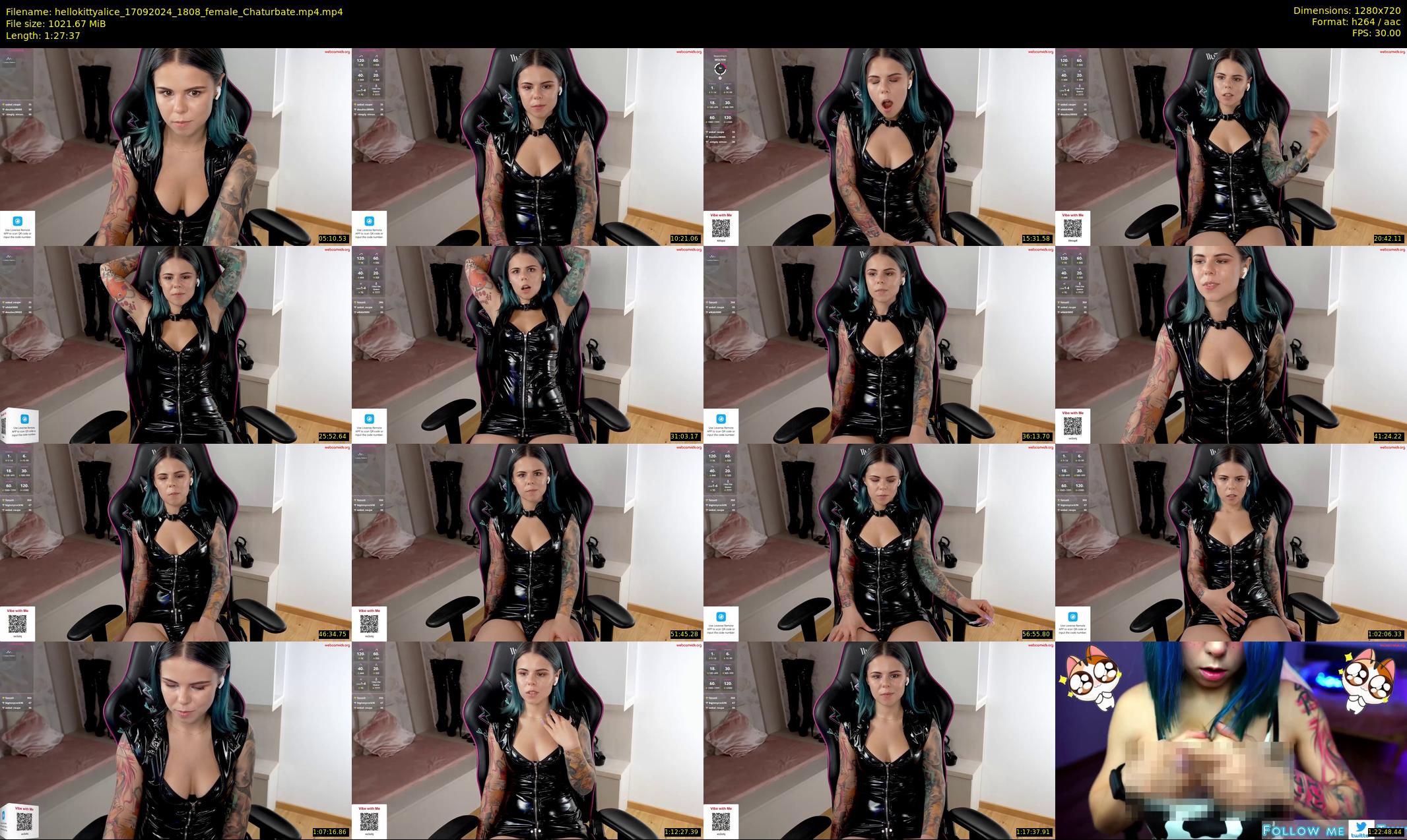 hellokittyalice — 88 minute Chaturbate female cam show recording, 720p, Sep 17, 2024