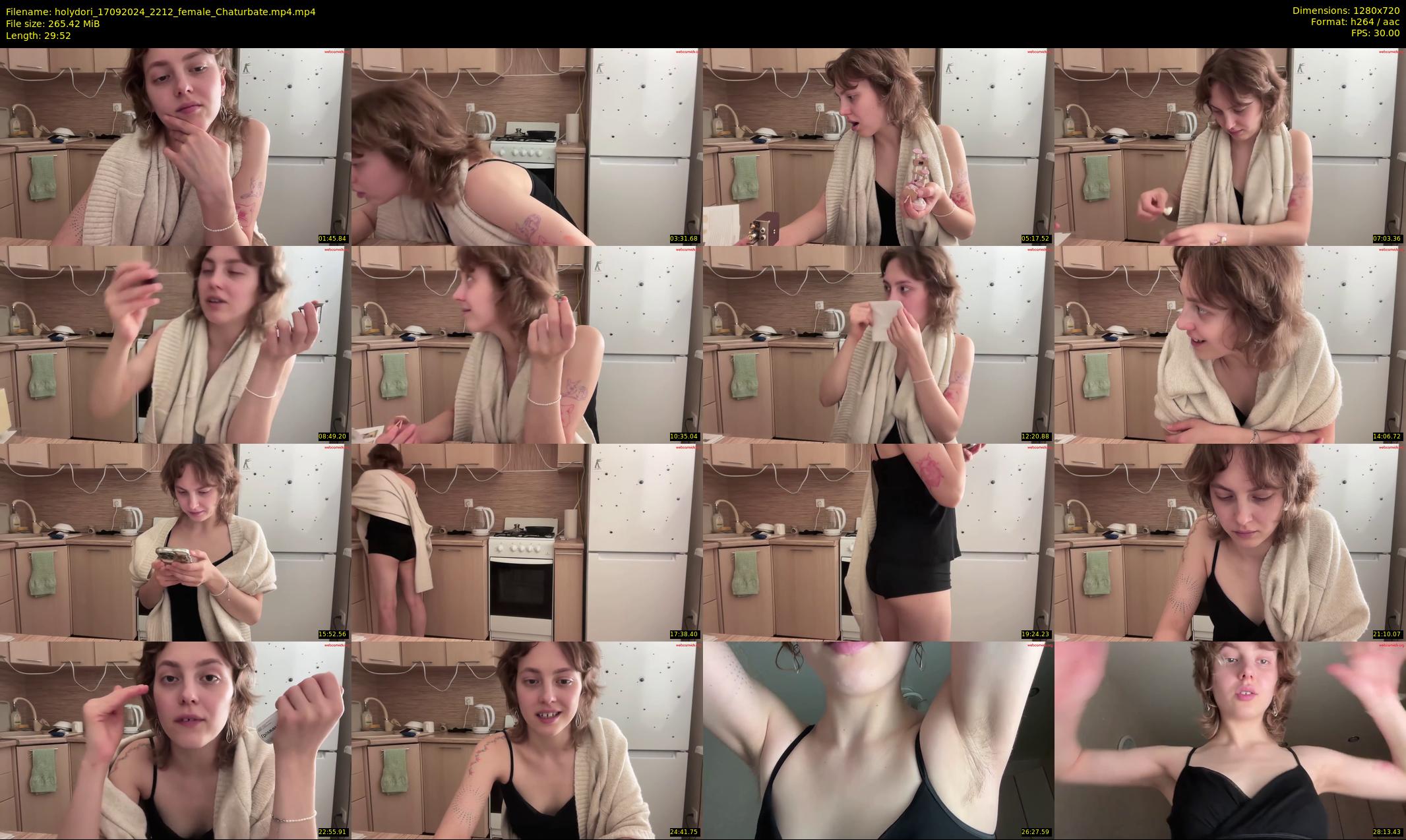 holydori — 30 minute Chaturbate female cam show recording, 720p, Sep 17, 2024