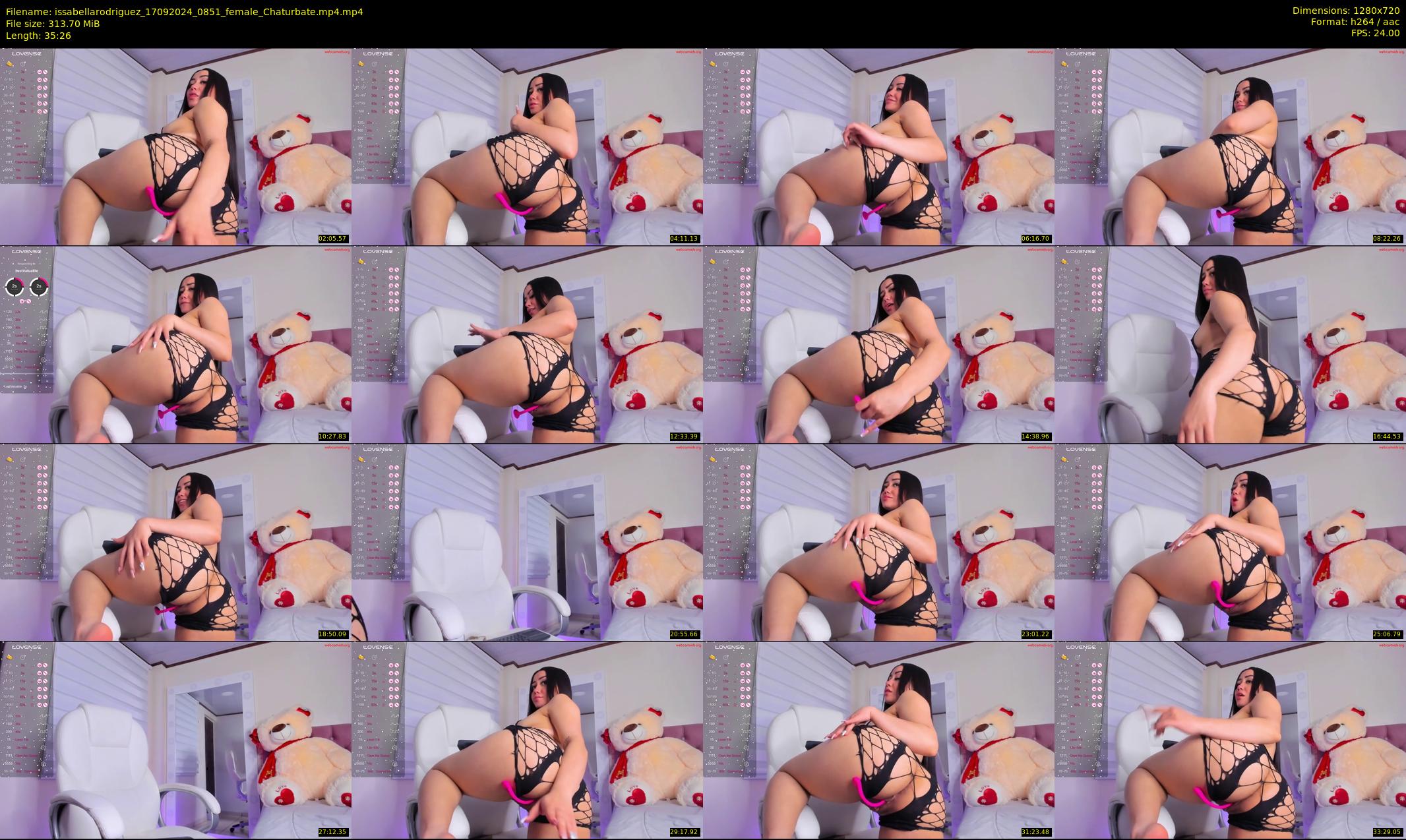issabellarodriguez — 36 minute Chaturbate female cam show recording, 720p, Sep 17, 2024