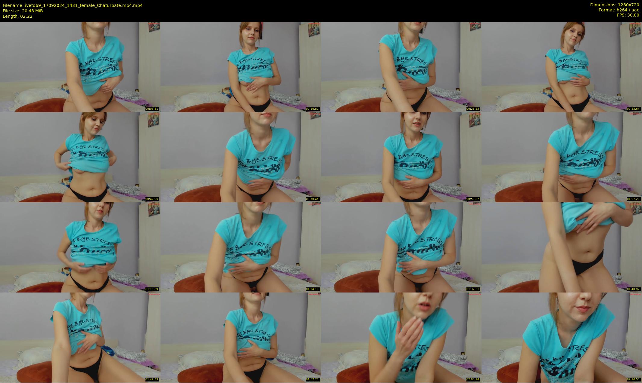 iveto69 — 3 minute Chaturbate female cam show recording, 720p, Sep 17, 2024