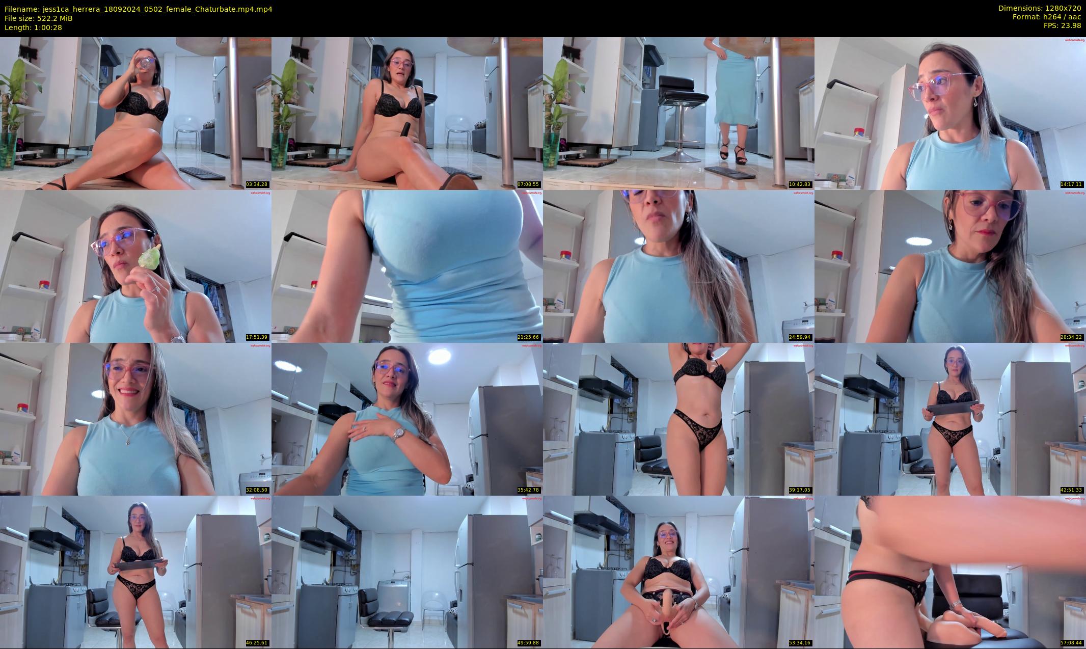 jess1ca_herrera — 61 minute Chaturbate female cam show recording, 720p, Sep 18, 2024
