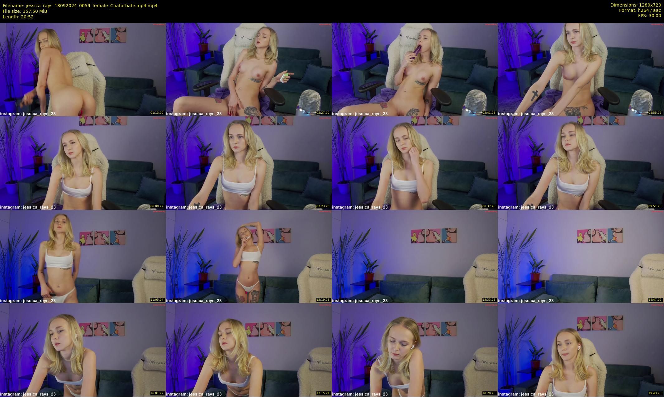 jessica_rays — 21 minute Chaturbate couple cam show recording, 720p, Sep 18, 2024
