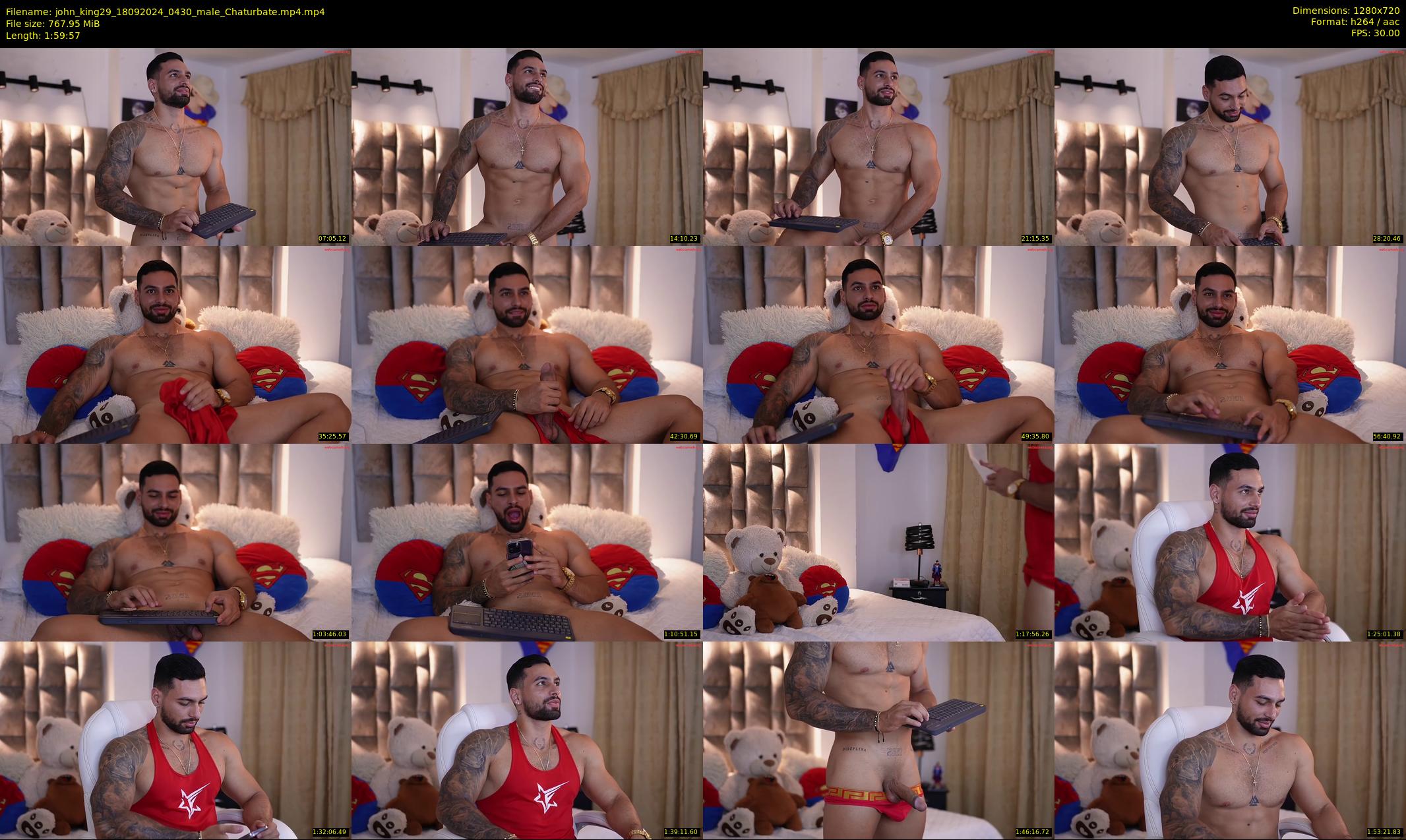 john_king29 — 120 minute Chaturbate male cam show recording, 720p, Sep 18, 2024