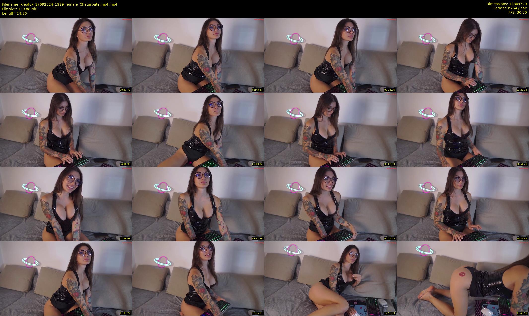 kleofox — 15 minute Chaturbate female cam show recording, 720p, Sep 17, 2024