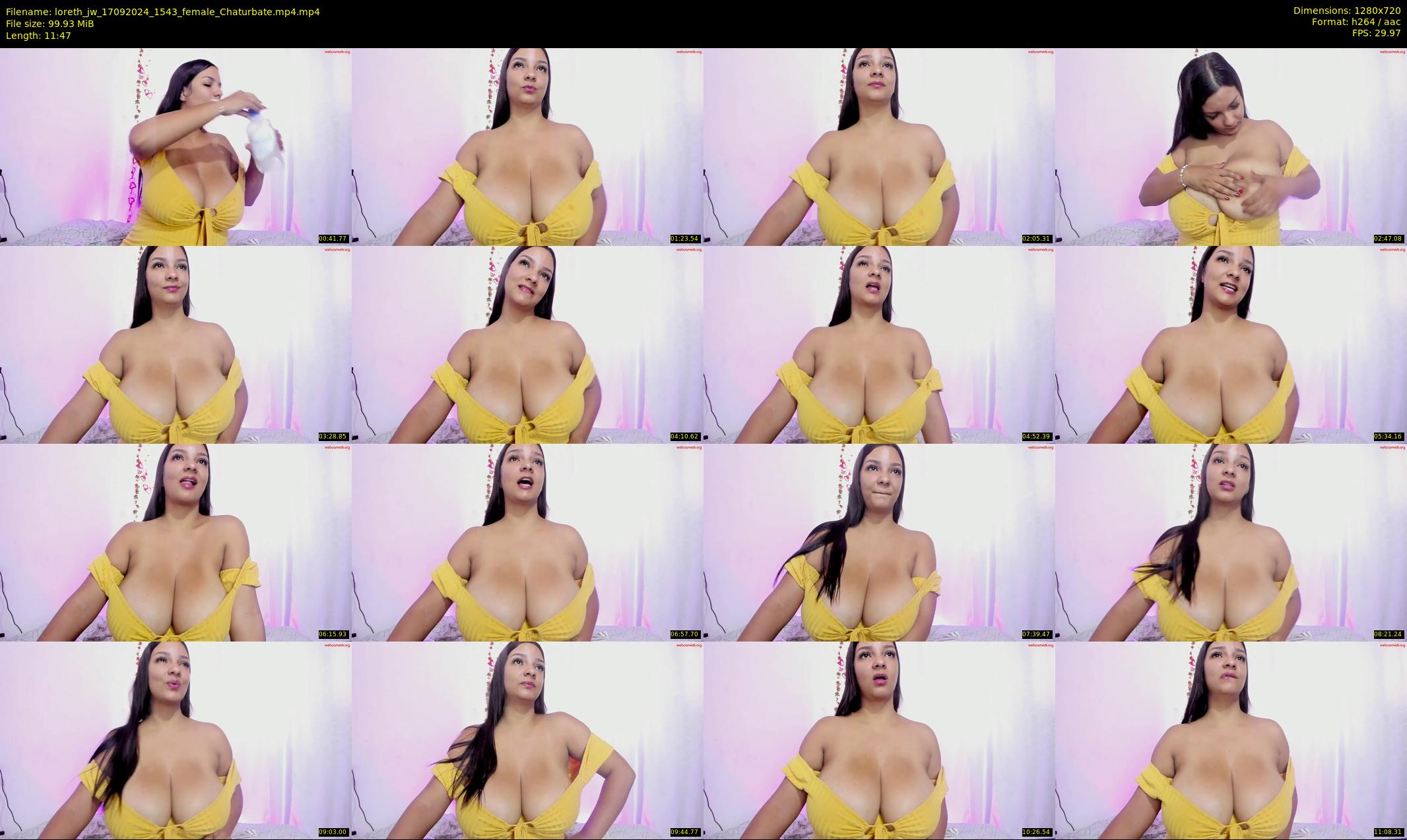 loreth_jw — 12 minute Chaturbate female cam show recording, 720p, Sep 17, 2024