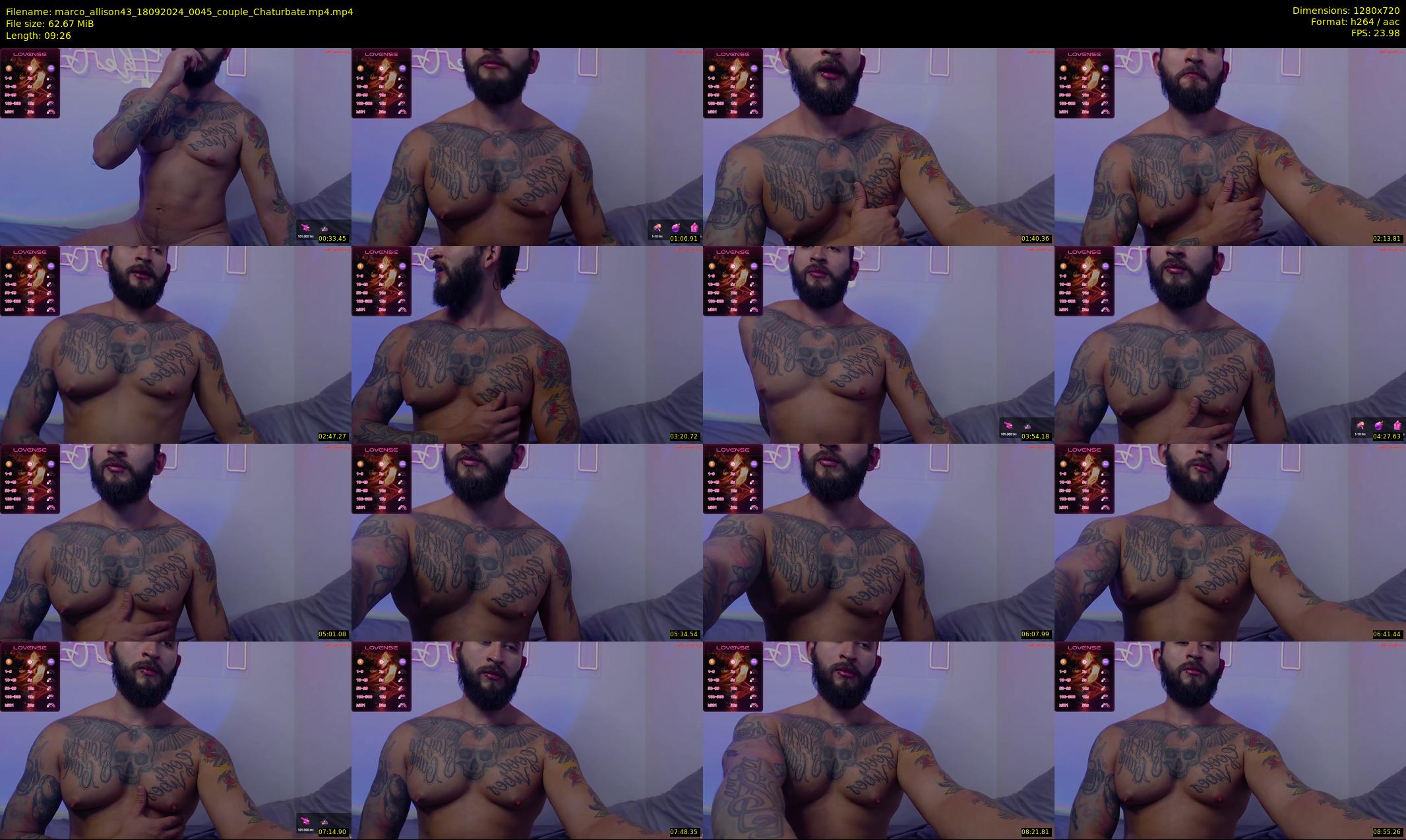 marco_allison43 — 10 minute Chaturbate couple cam show recording, 720p, Sep 18, 2024