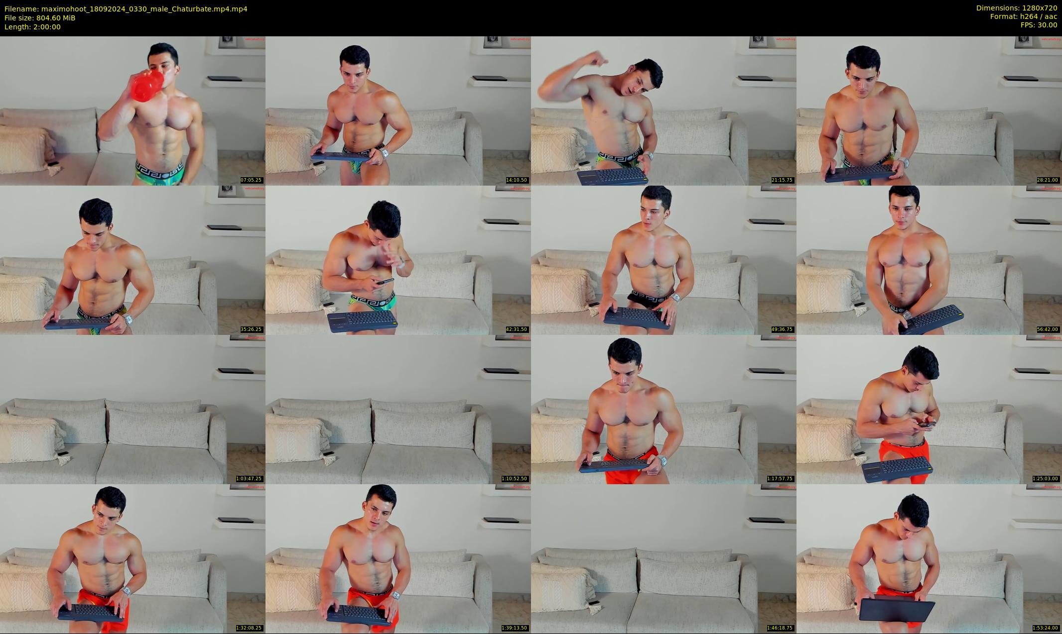 maximohoot — 120 minute Chaturbate male cam show recording, 720p, Sep 18, 2024