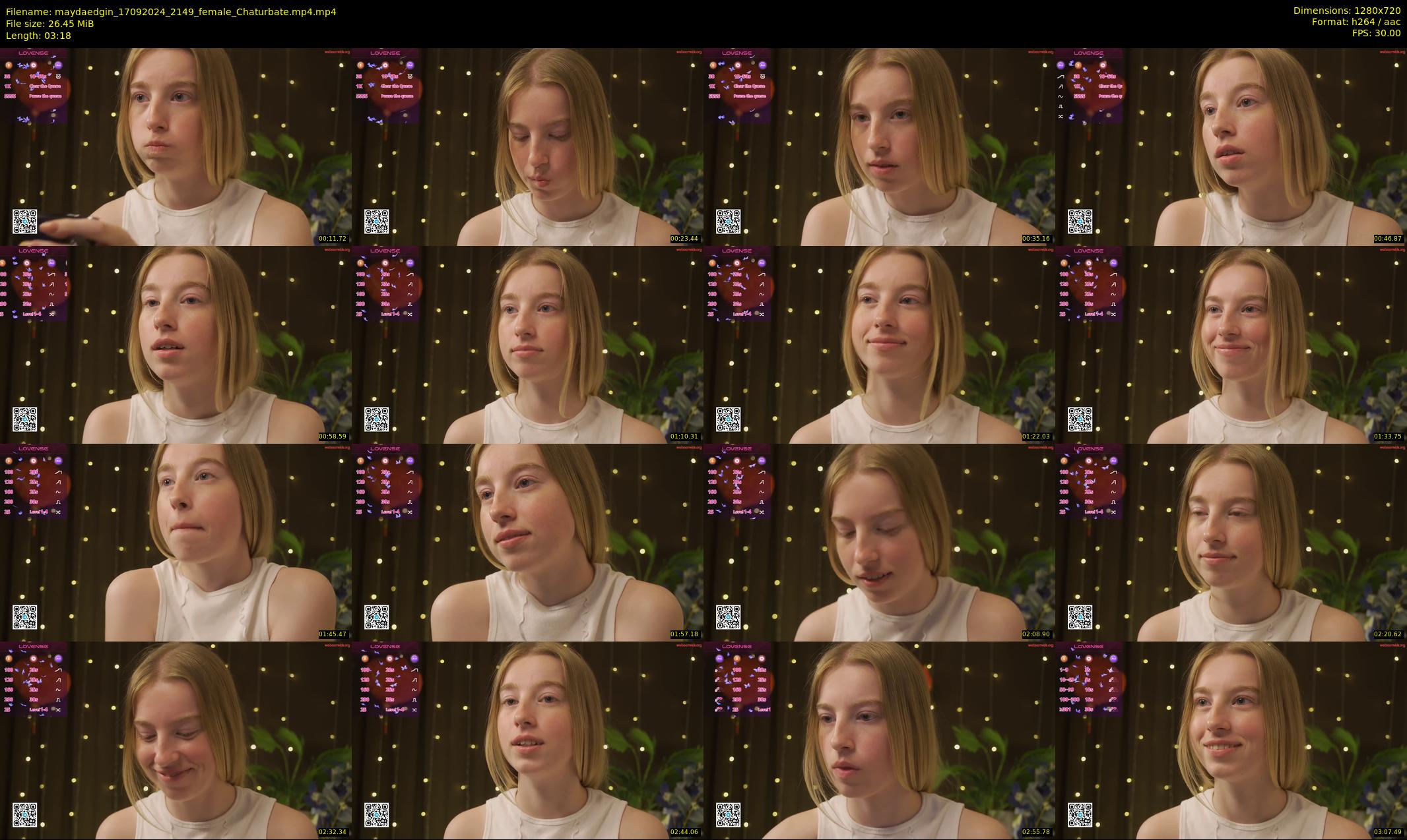 maydaedgin — 4 minute Chaturbate female cam show recording, 720p, Sep 17, 2024