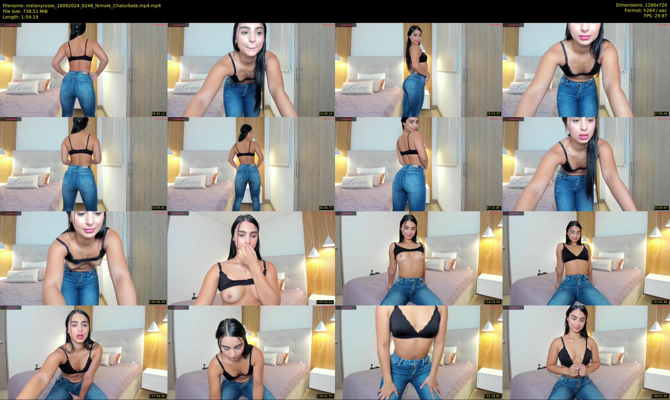 melanyrosse — 115 minute Chaturbate female cam show recording, 720p, Sep 18, 2024