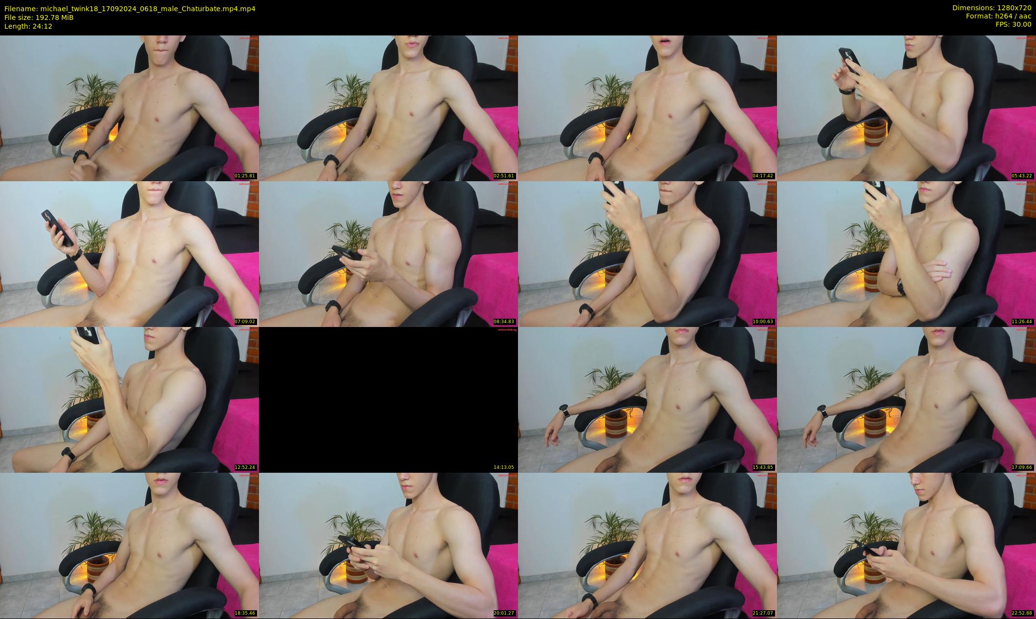 michael_twink18 — 25 minute Chaturbate male cam show recording, 720p, Sep 17, 2024