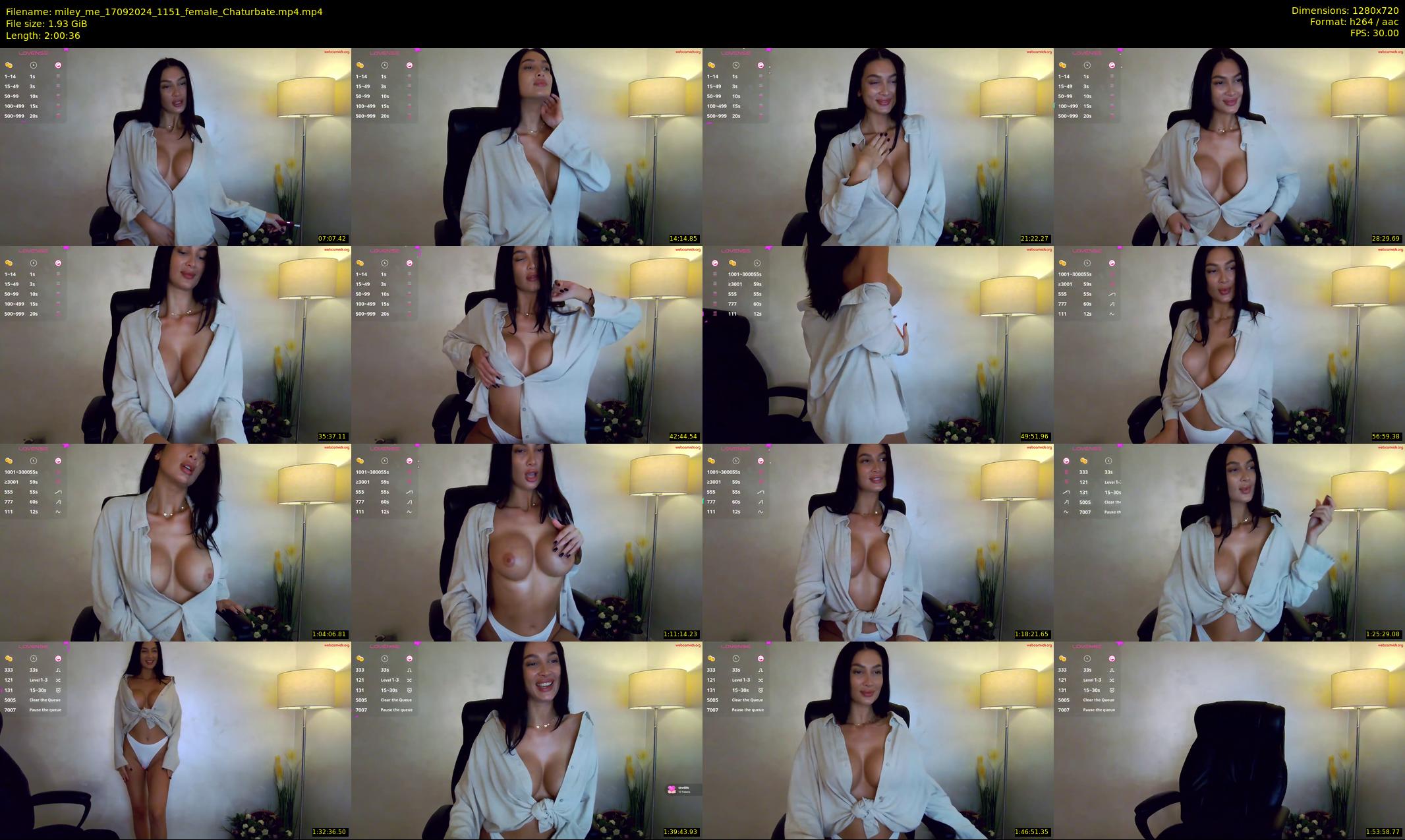 miley_me — 121 minute Chaturbate female cam show recording, 720p, Sep 17, 2024