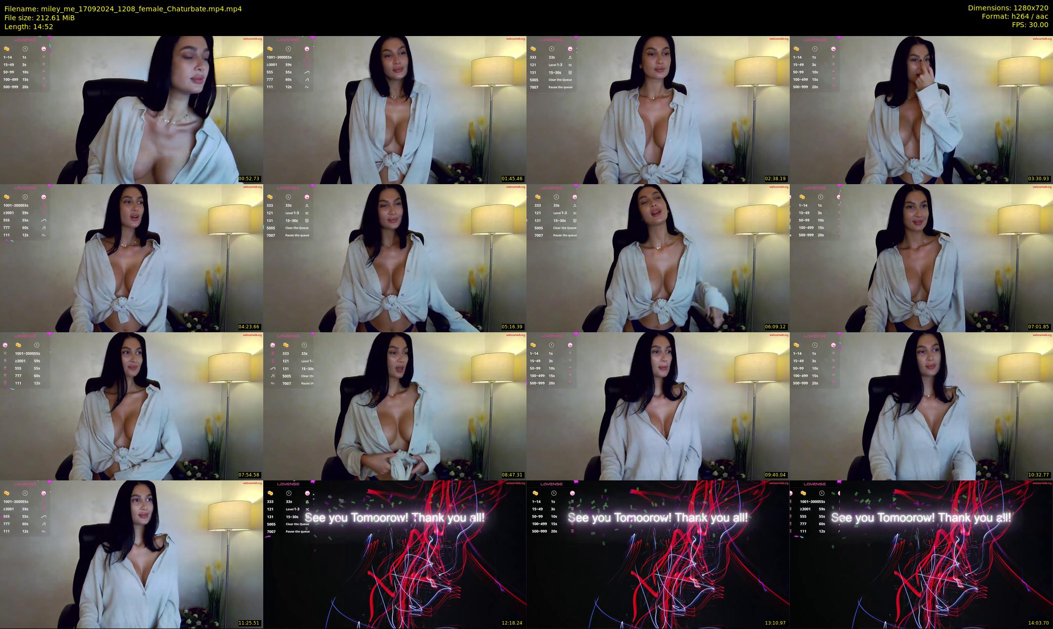 miley_me — 15 minute Chaturbate female cam show recording, 720p, Sep 17, 2024