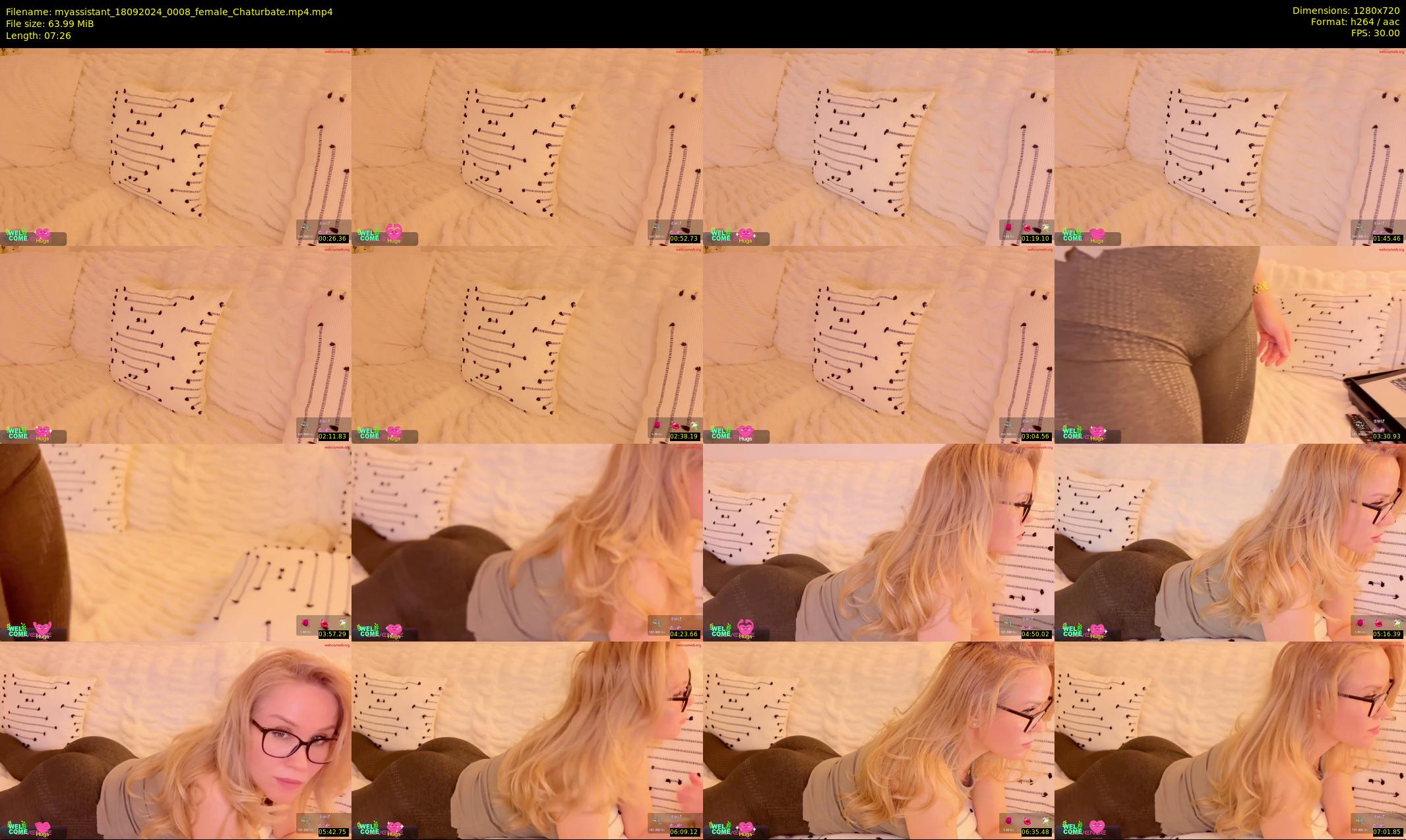 myassistant — 8 minute Chaturbate female cam show recording, 720p, Sep 18, 2024