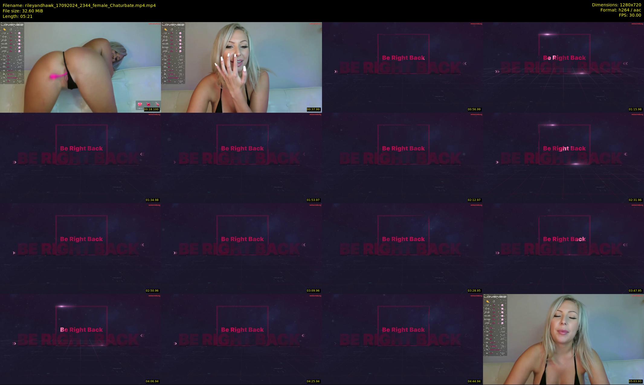 rileyandhawk — 6 minute Chaturbate couple cam show recording, 720p, Sep 17, 2024