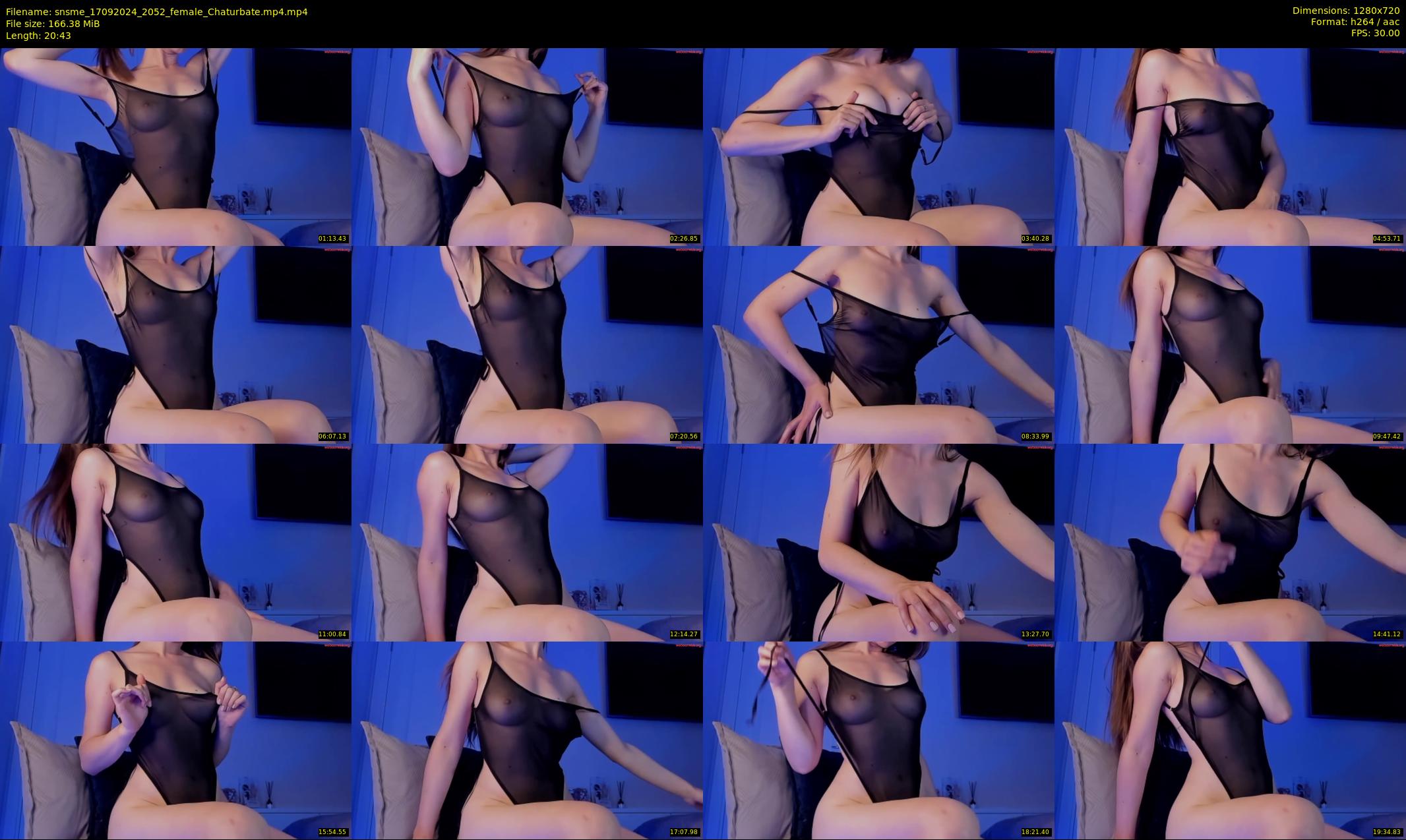 snsme — 21 minute Chaturbate female cam show recording, 720p, Sep 17, 2024