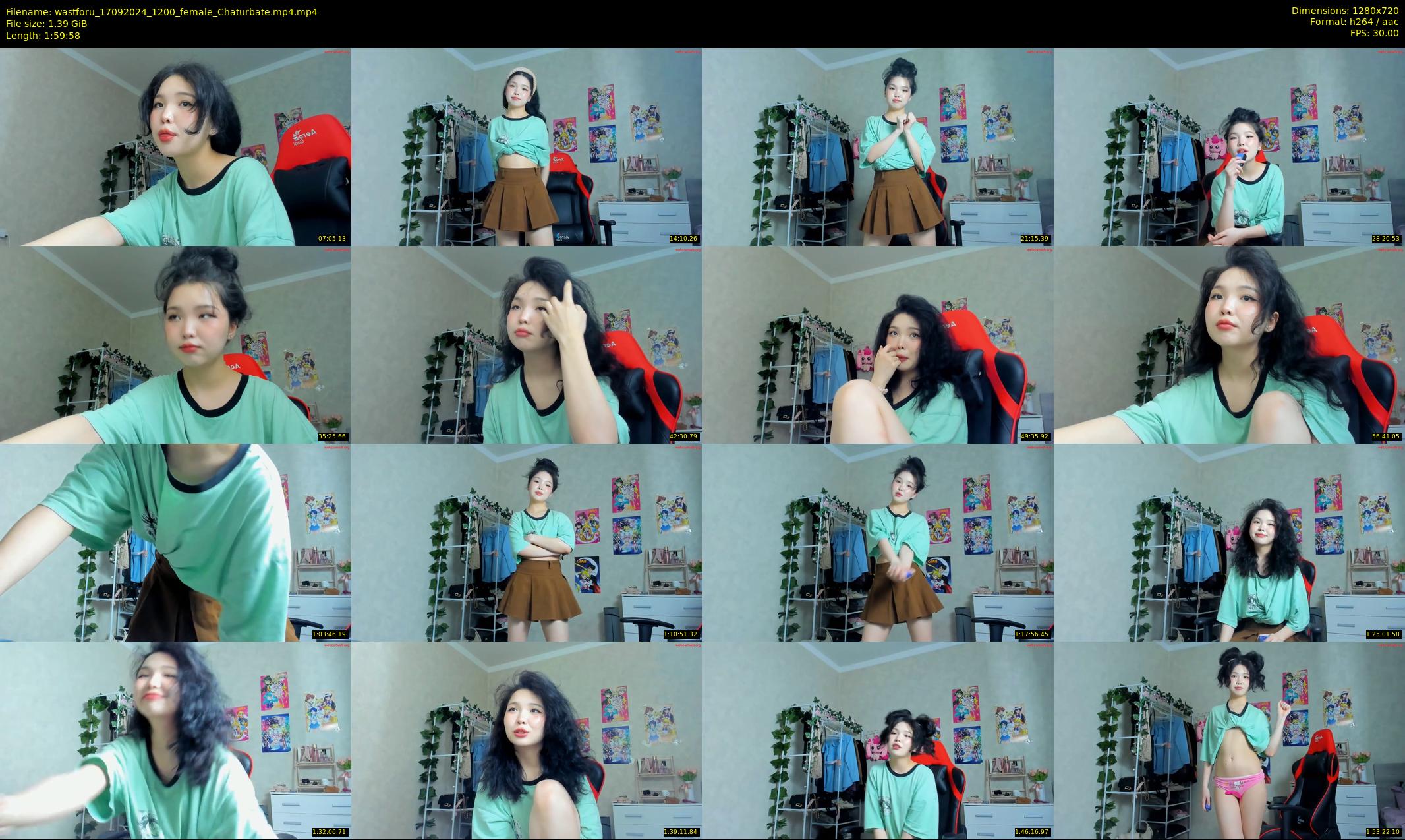 wastforu — 120 minute Chaturbate female cam show recording, 720p, Sep 17, 2024
