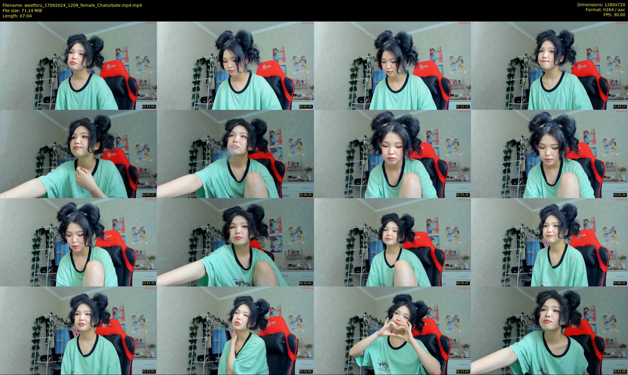 wastforu — 8 minute Chaturbate female cam show recording, 720p, Sep 17, 2024