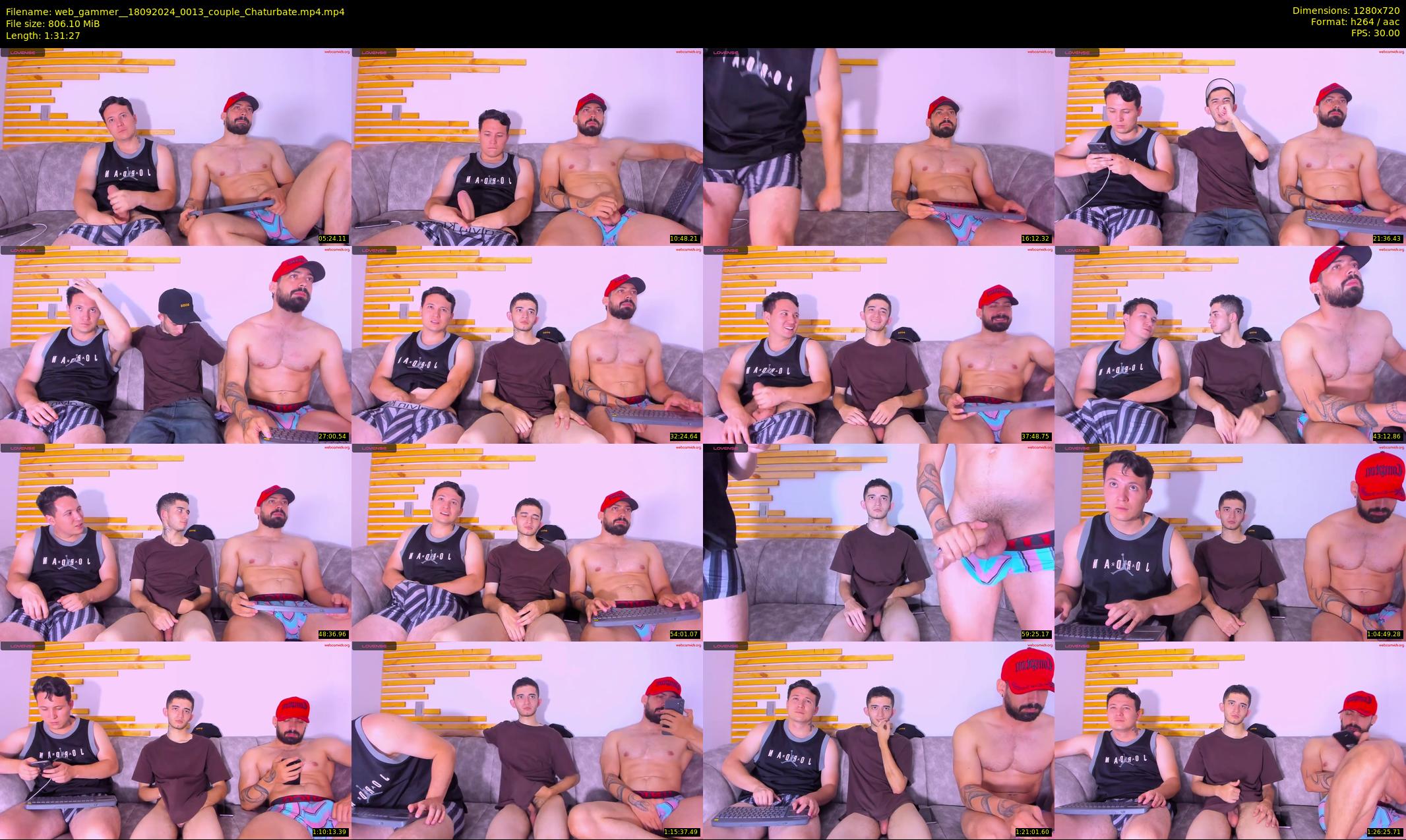 web_gammer_ — 92 minute Chaturbate male cam show recording, 720p, Sep 18, 2024