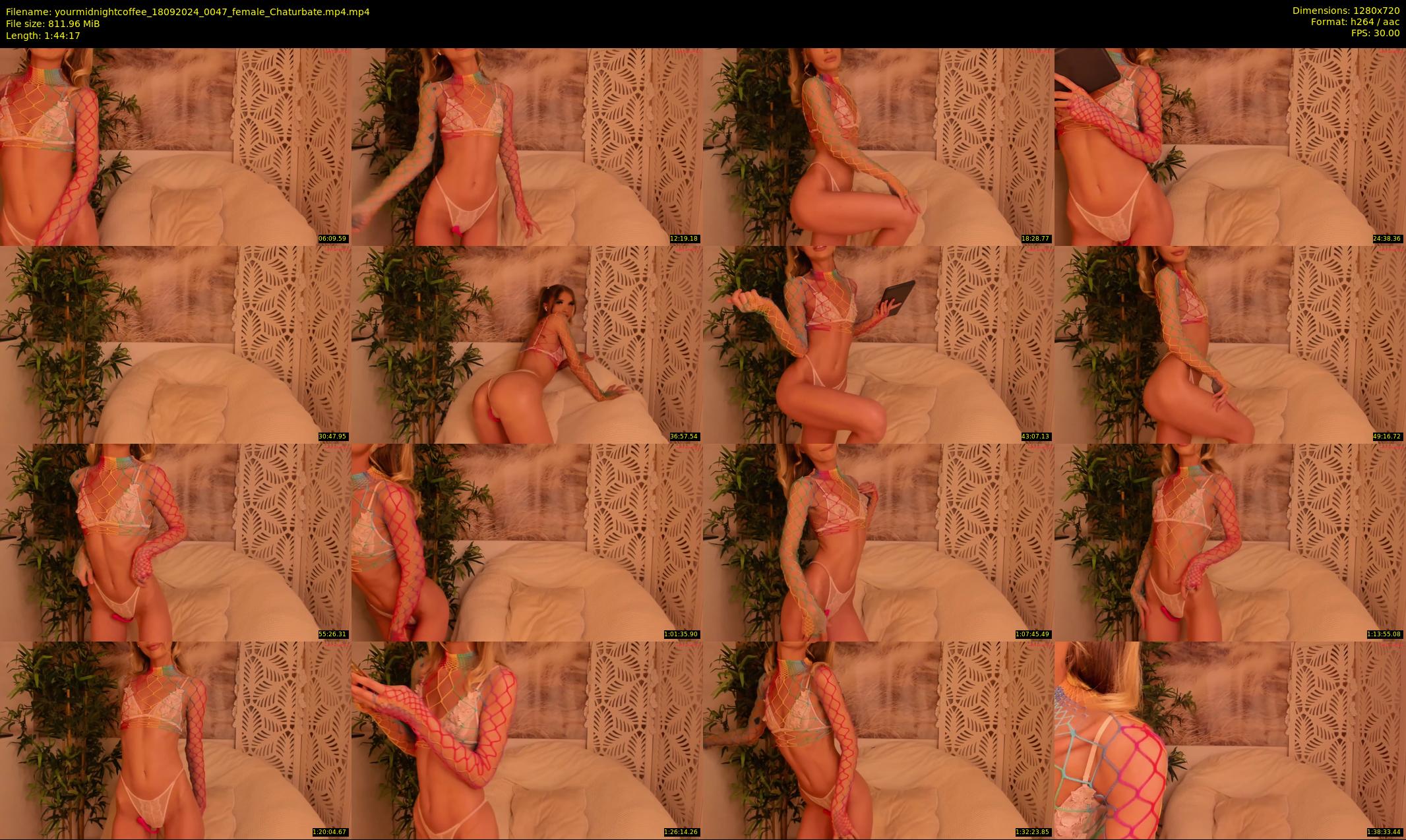 yourmidnightcoffee — 105 minute Chaturbate female cam show recording, 720p, Sep 18, 2024