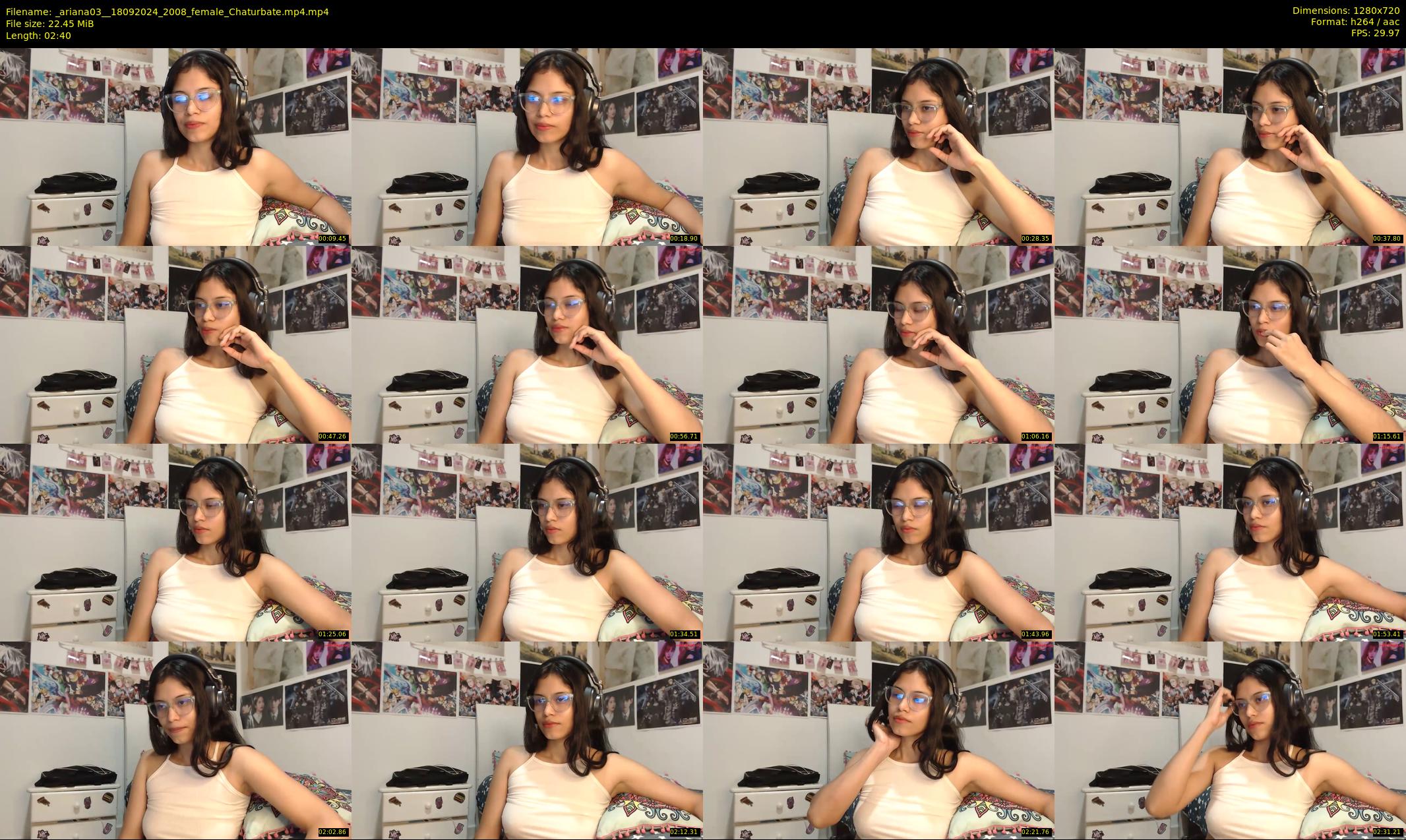 _ariana03_ — 3 minute Chaturbate female cam show recording, 720p, Sep 18, 2024