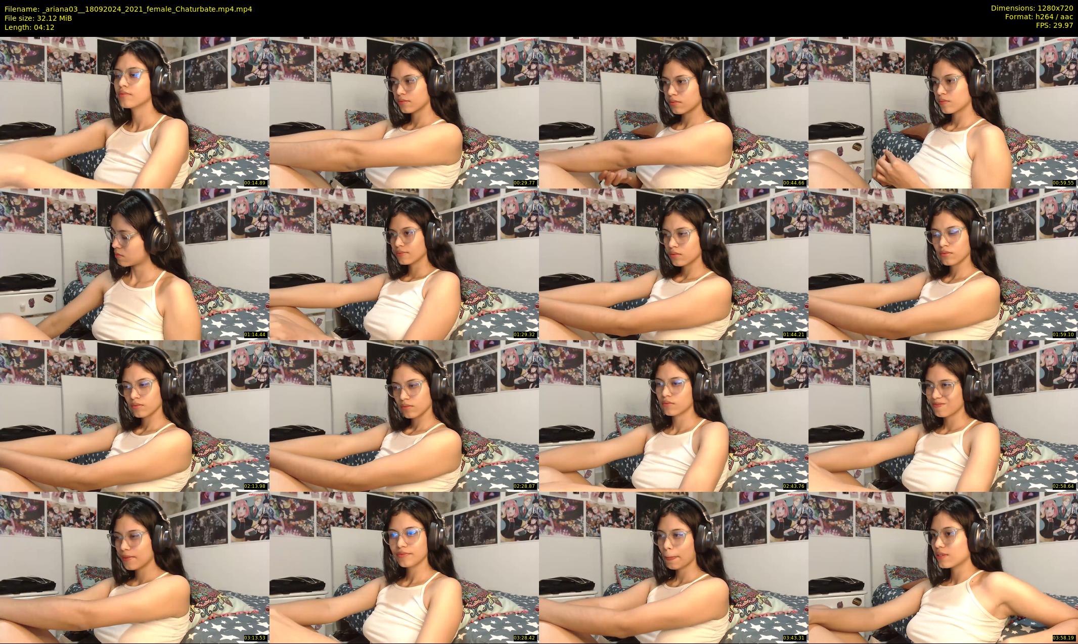 _ariana03_ — 5 minute Chaturbate female cam show recording, 720p, Sep 18, 2024